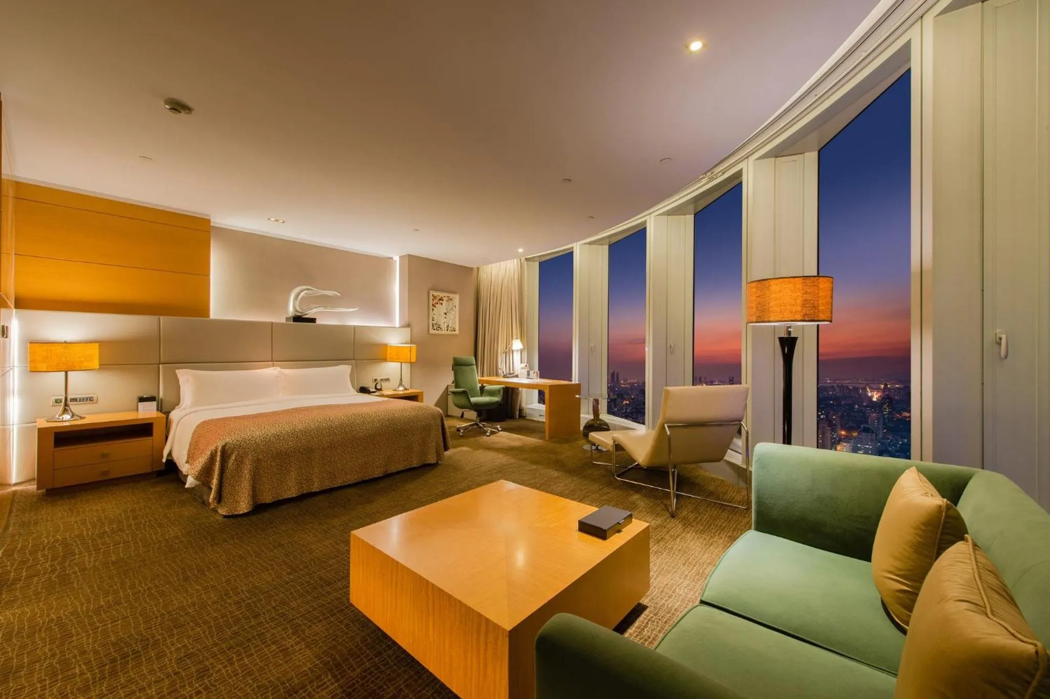 Photo of the whole room, Bed in InterContinental Nanjing by IHG