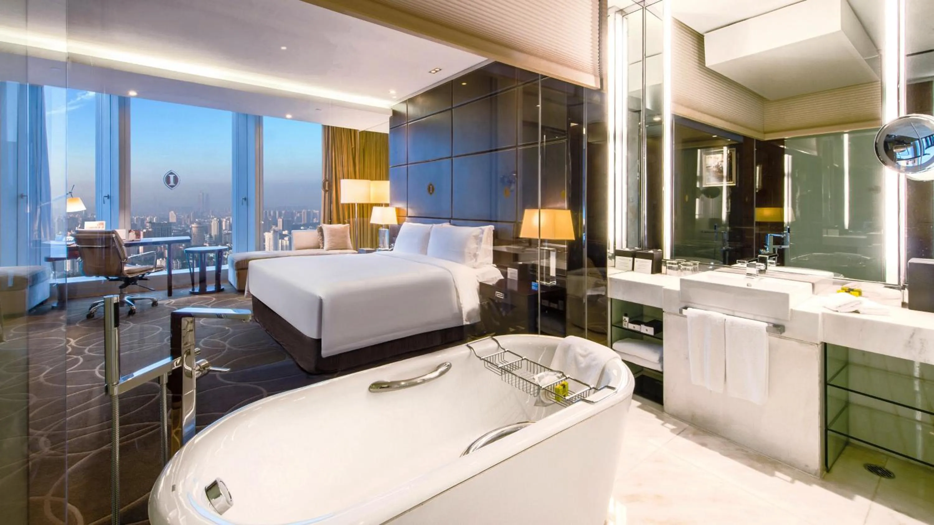 Photo of the whole room, Bed in InterContinental Nanjing by IHG