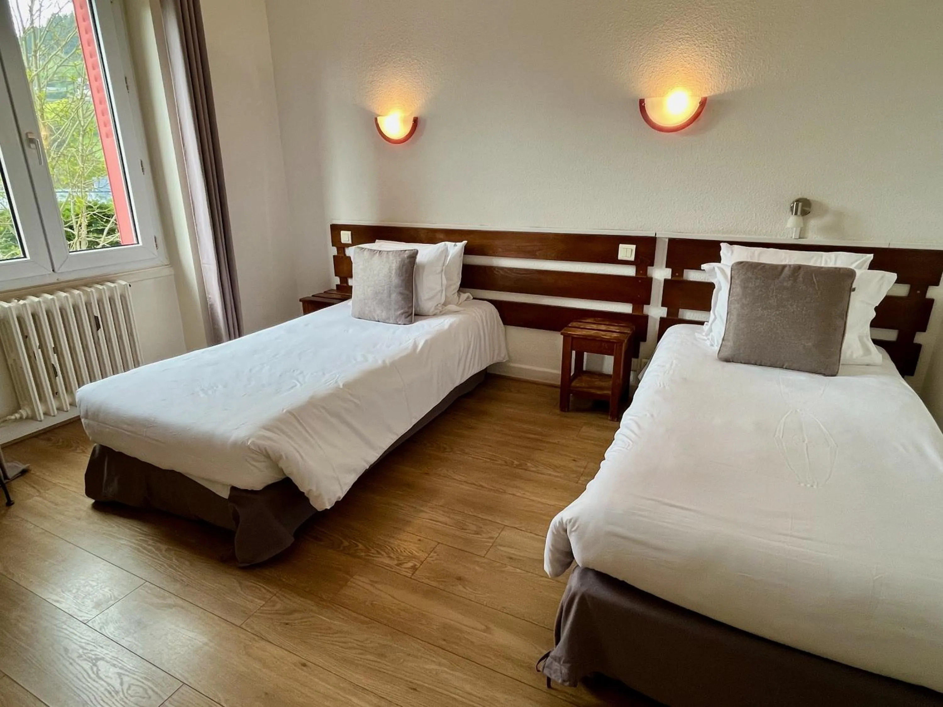 Bedroom, Bed in Hotel Restaurant Le Clos