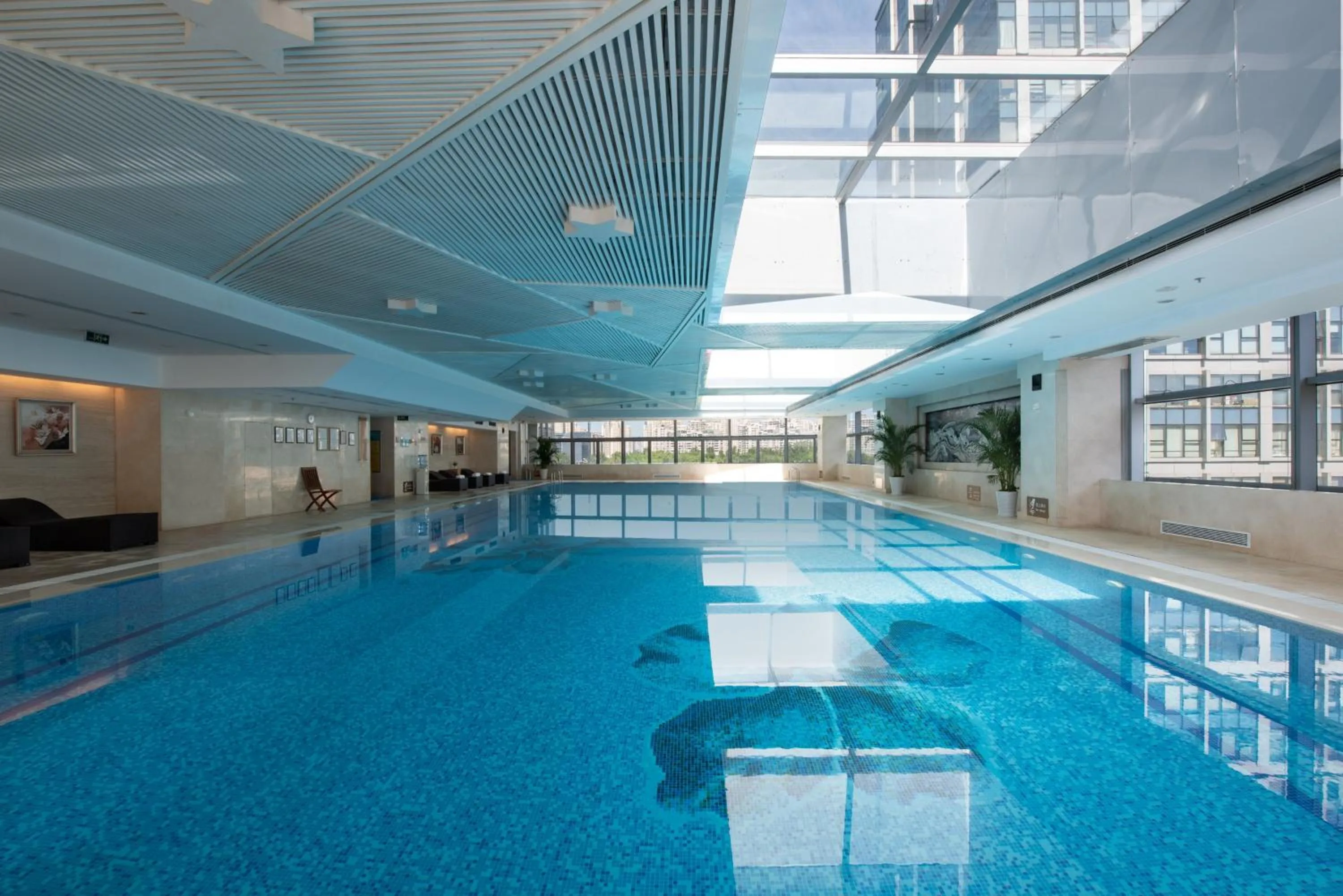 Swimming pool in Holiday Inn Beijing Focus Square by IHG