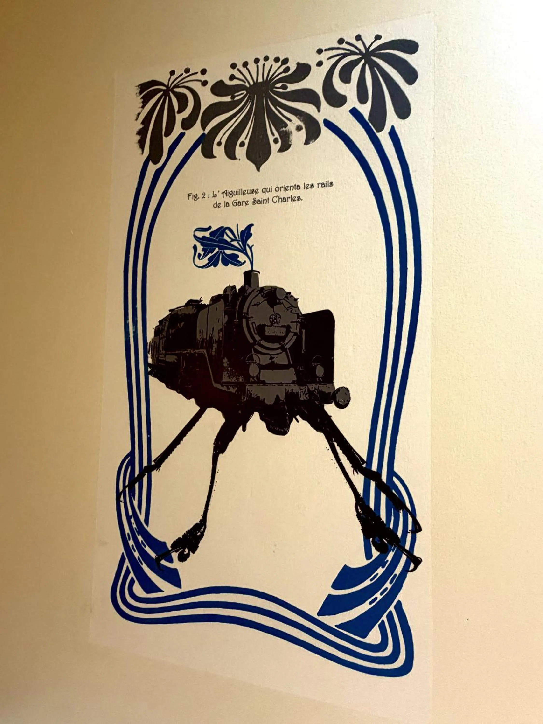 Decorative detail in Hostel Vertigo Vieux-Port