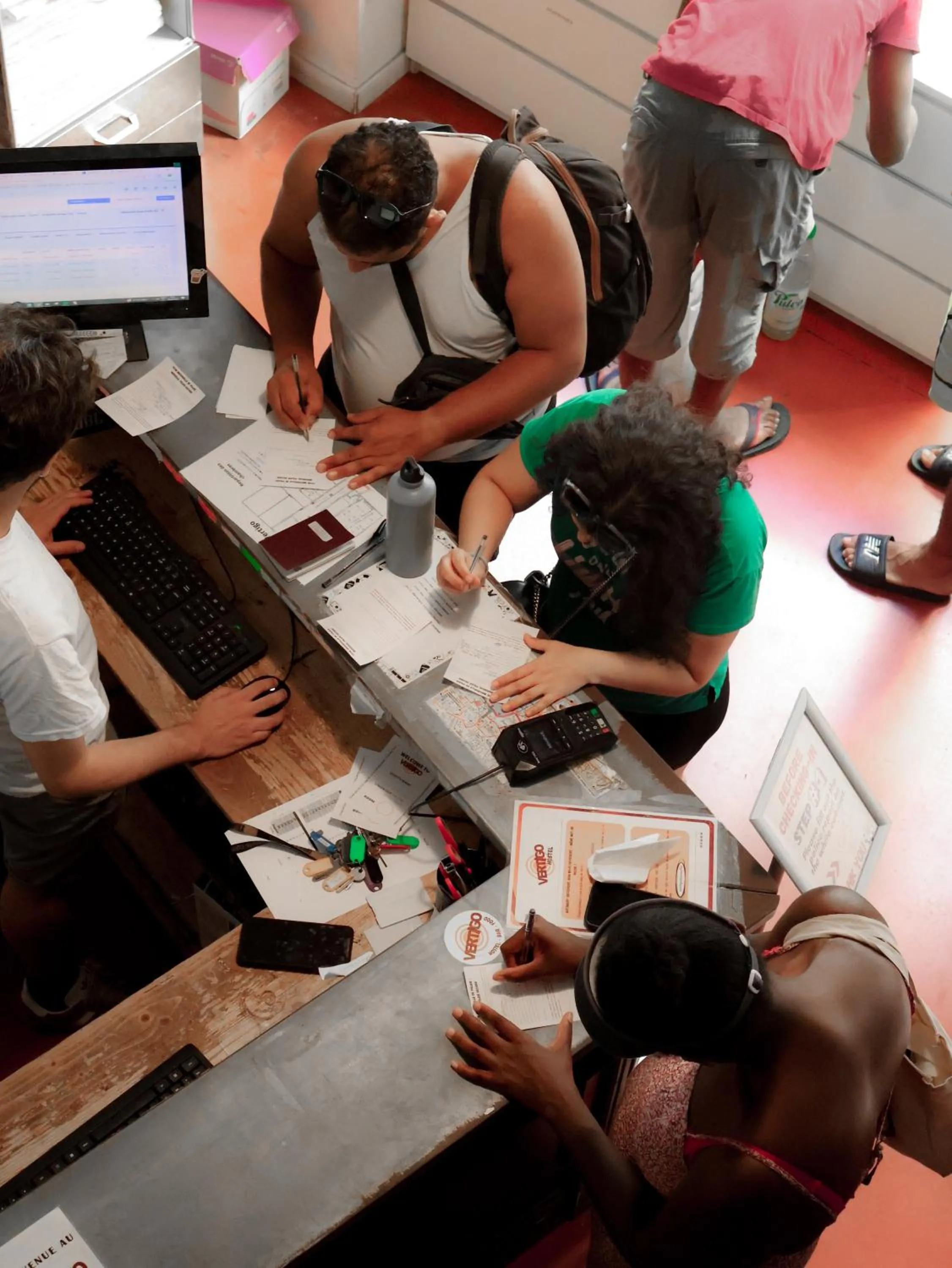 Lobby or reception in Hostel Vertigo Vieux-Port