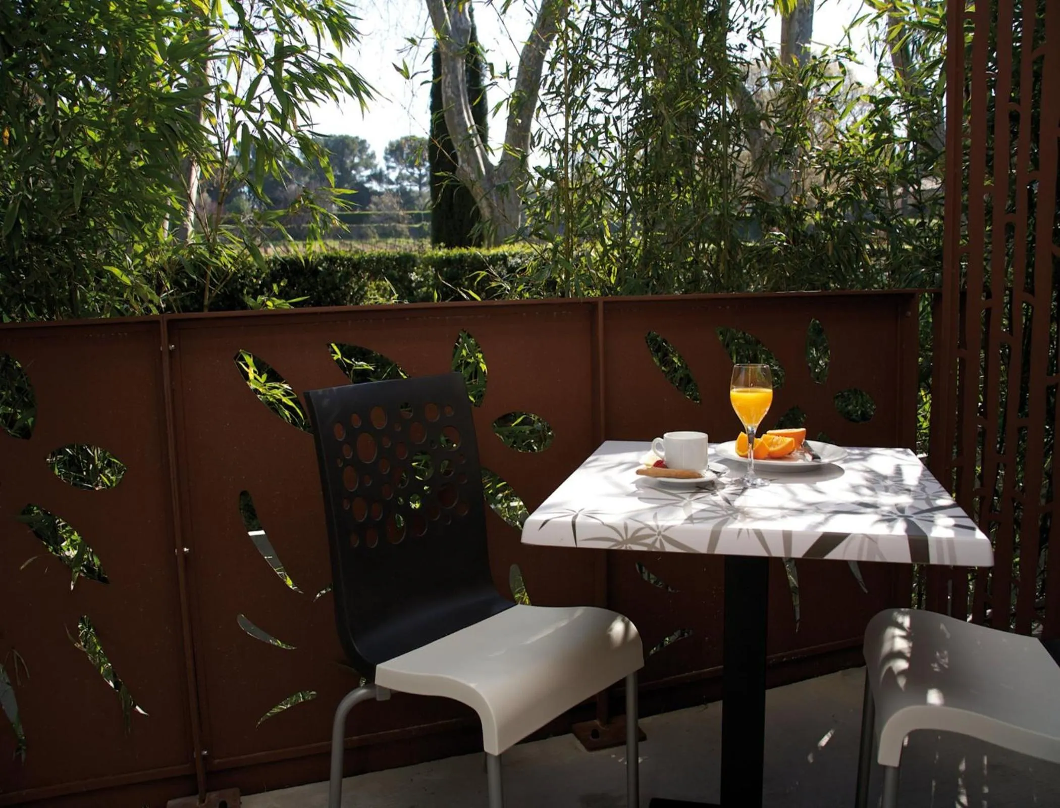 Balcony/Terrace in Lagrange Aparthotel Montpellier Millénaire