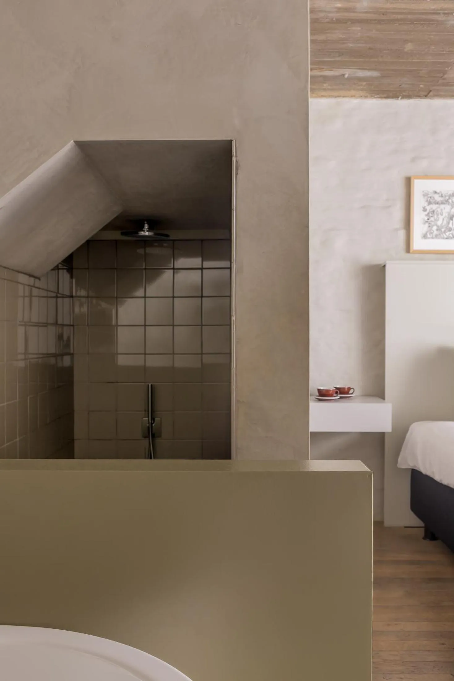 Bathroom, Bed in Hotel Pilar