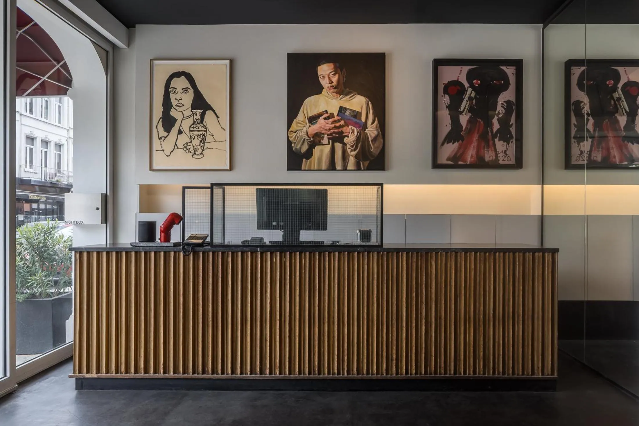 Lobby or reception in Hotel Pilar