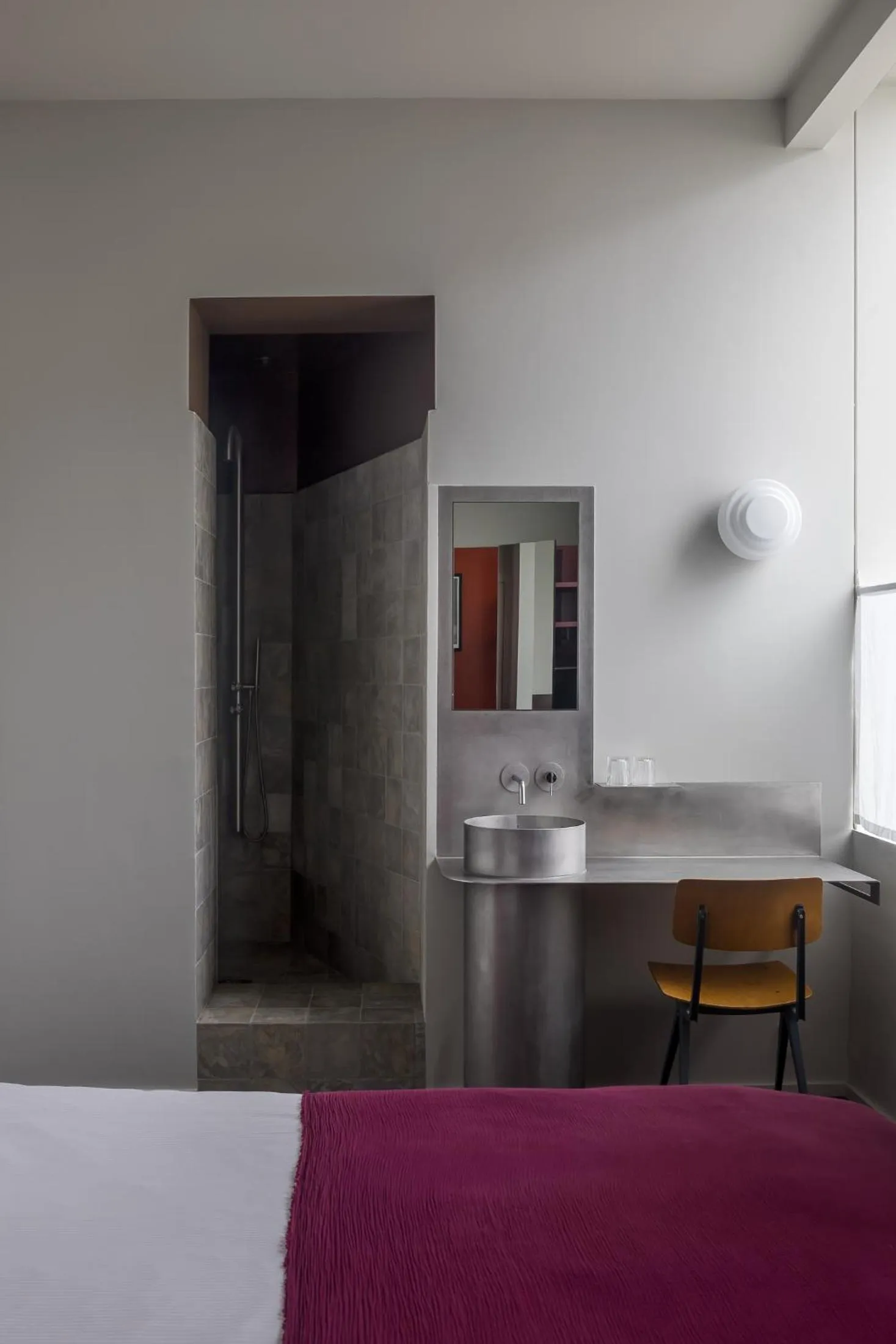 Bathroom, Bed in Hotel Pilar