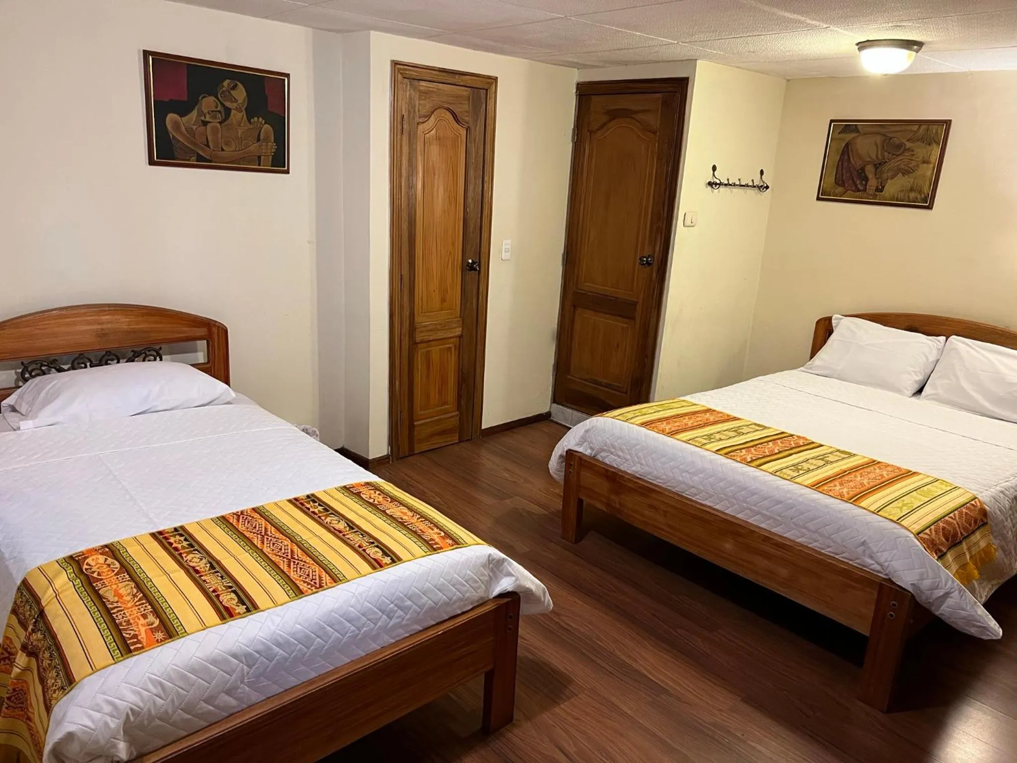 Bed in Mía Leticia B&B