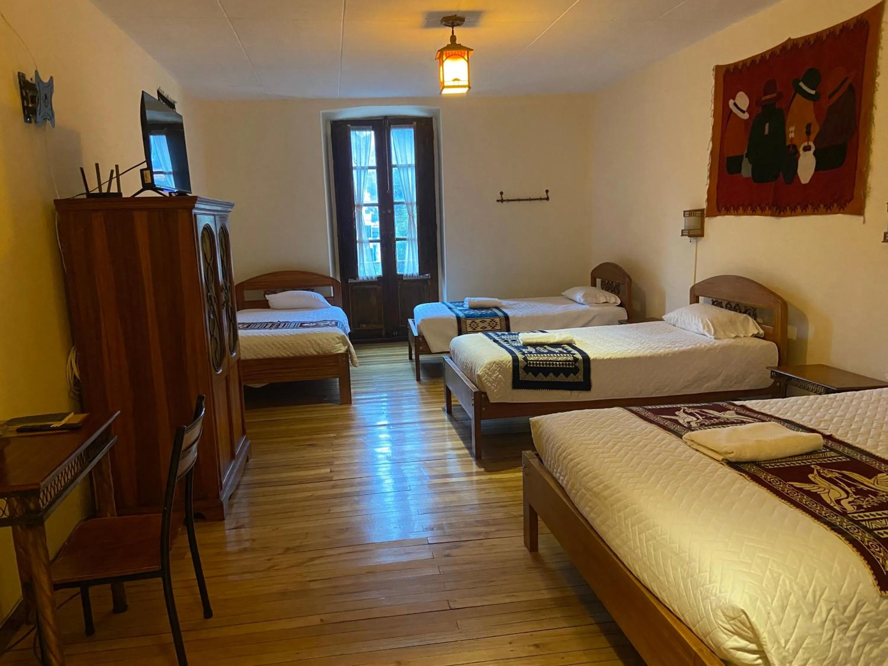 Bed in Mía Leticia B&B