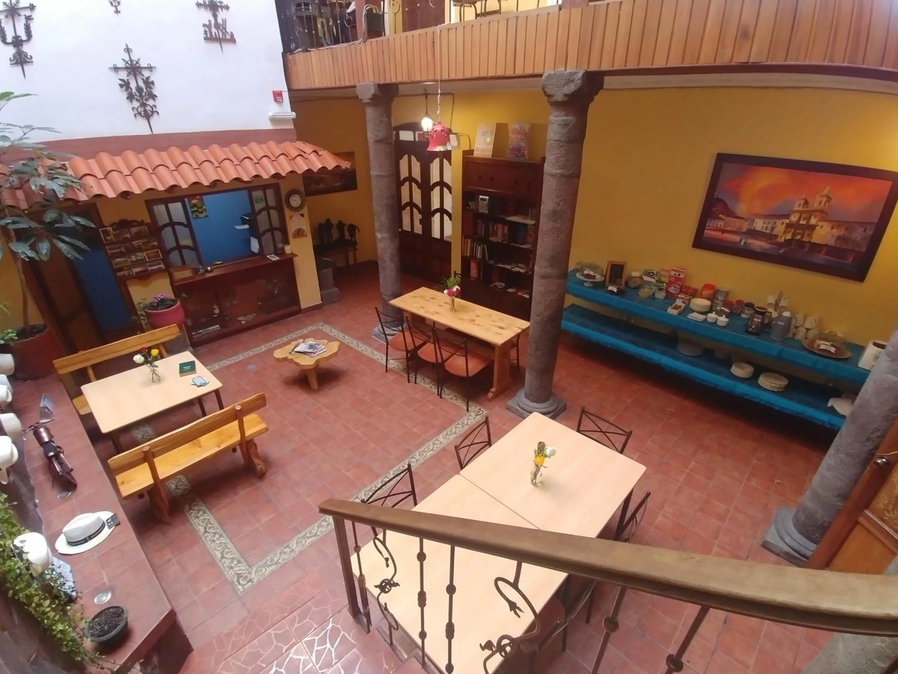 Buffet breakfast in Mía Leticia B&B