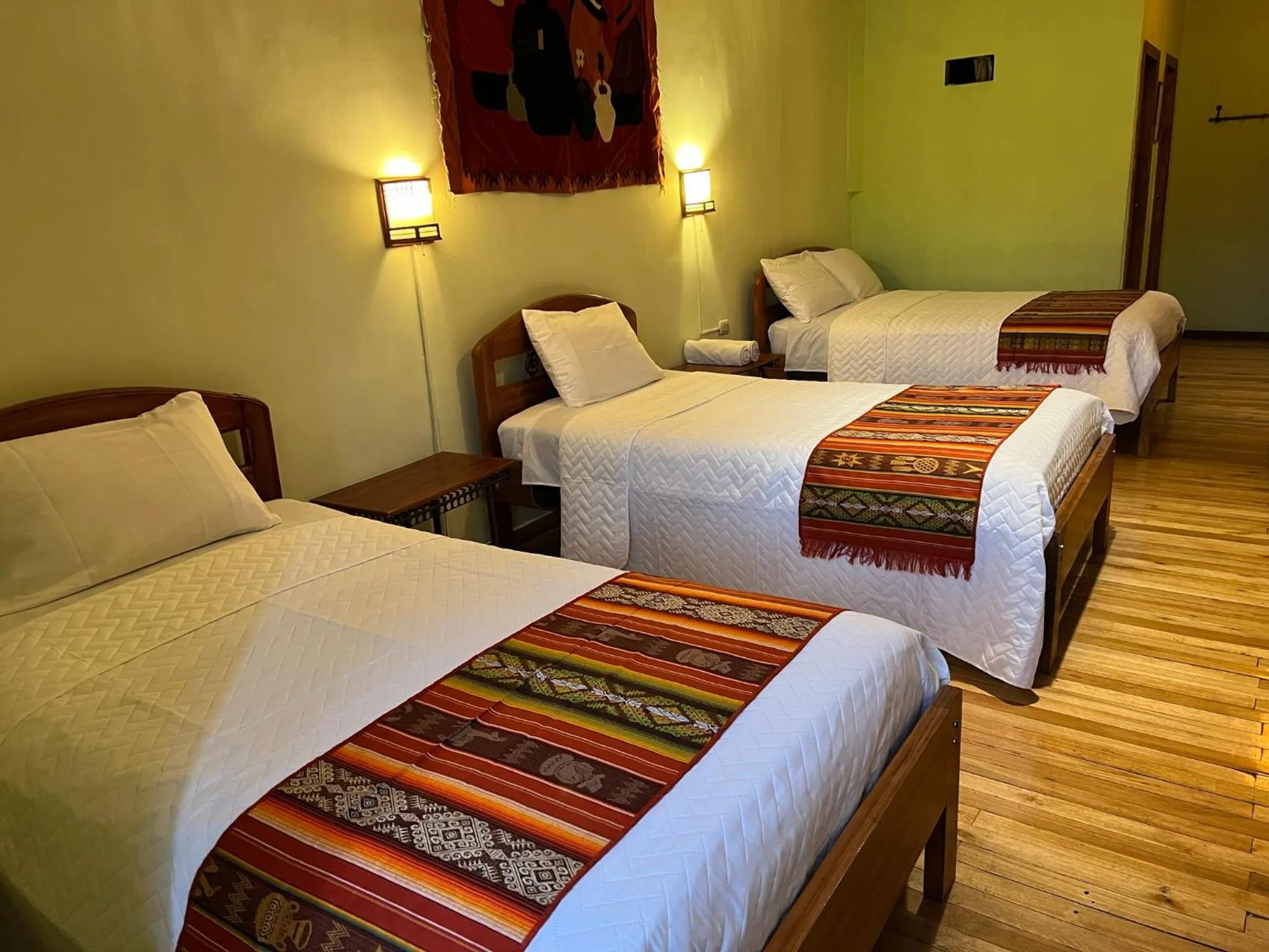 Bed in Mía Leticia B&B