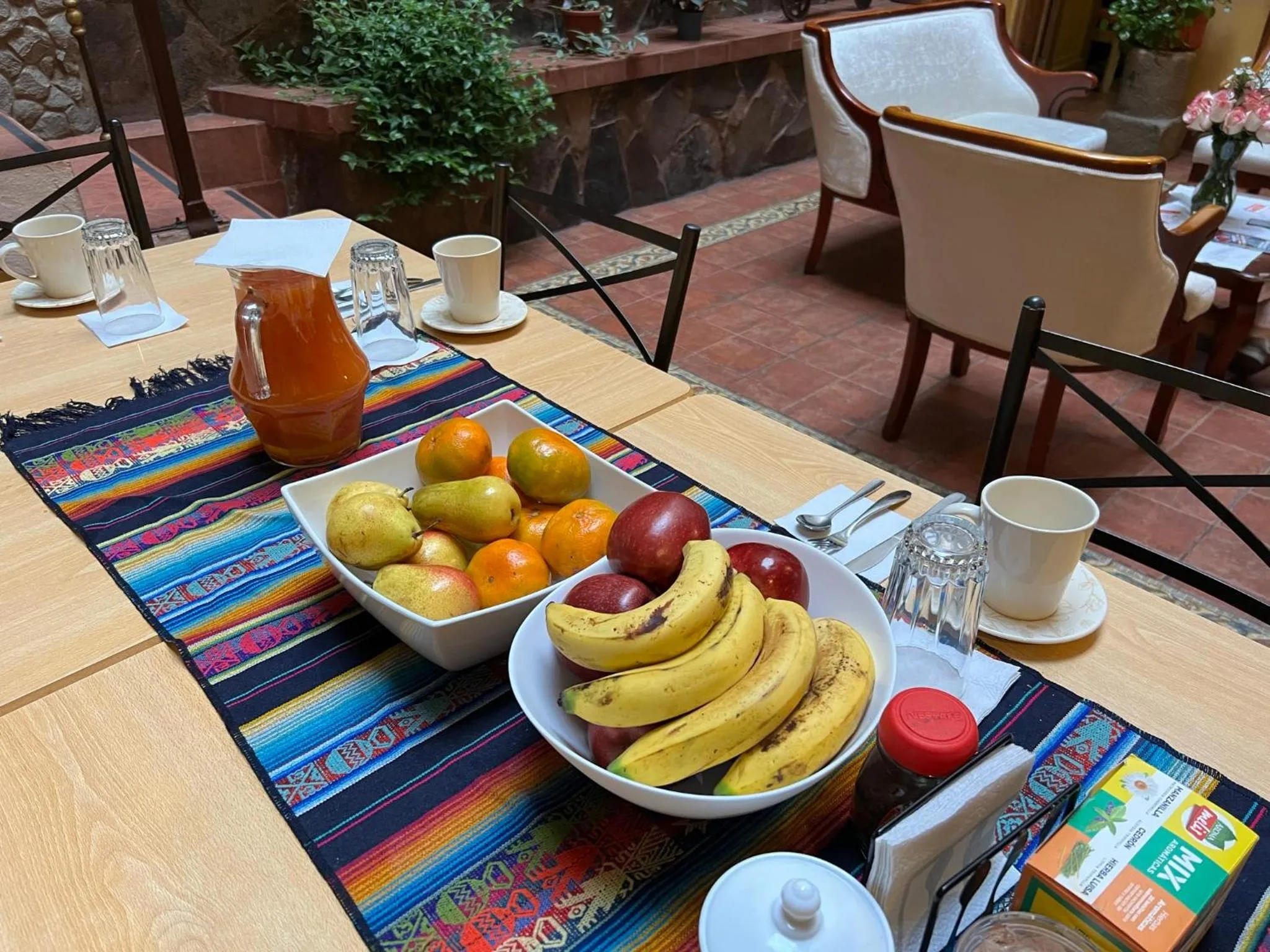 Breakfast in Mía Leticia B&B