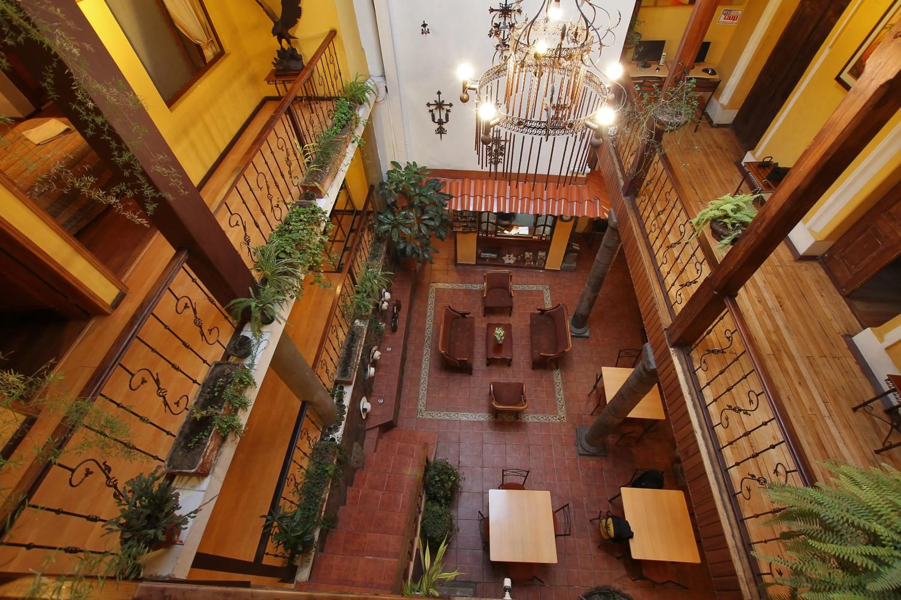 Patio in Mía Leticia B&B