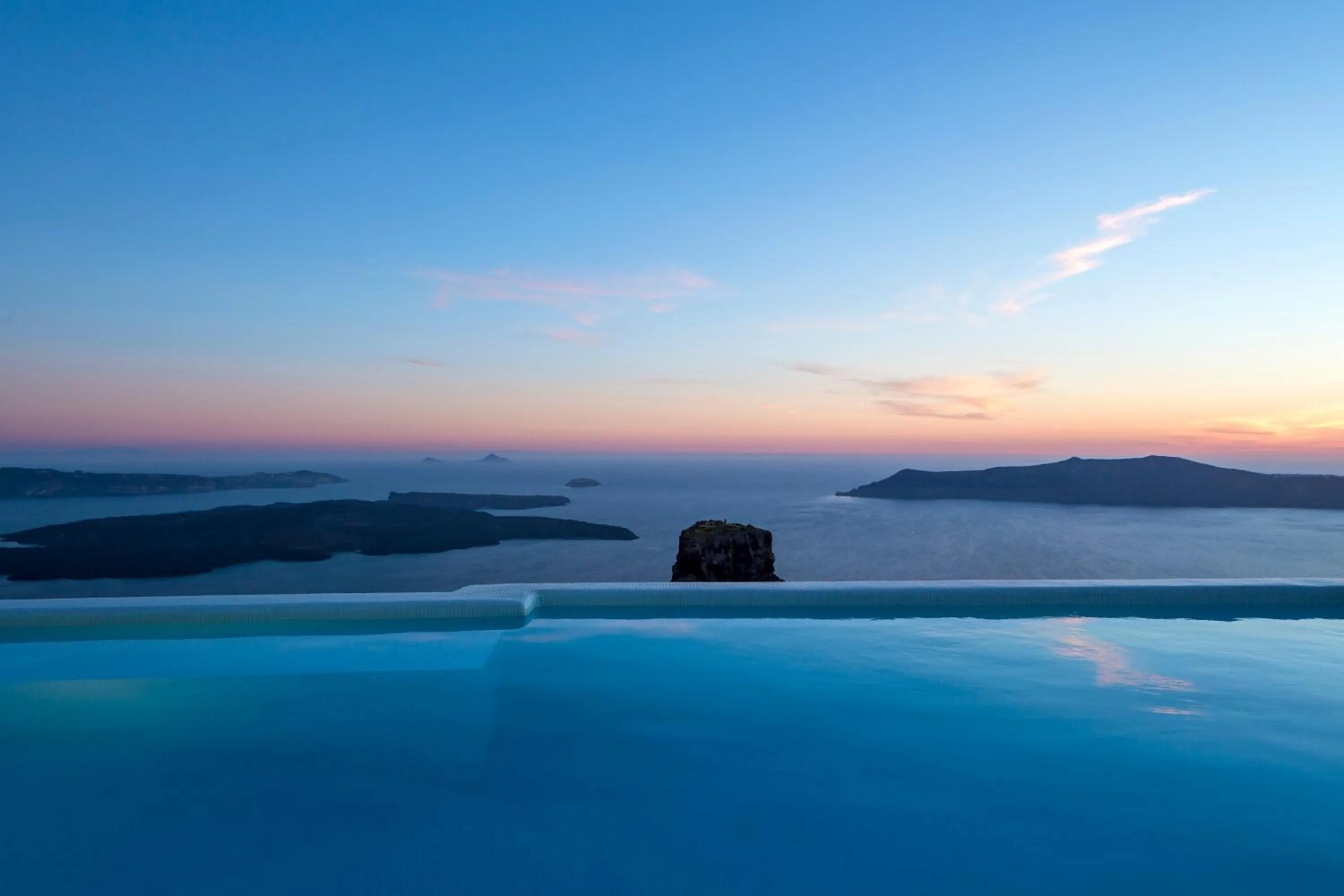 Swimming pool in Astra Suites