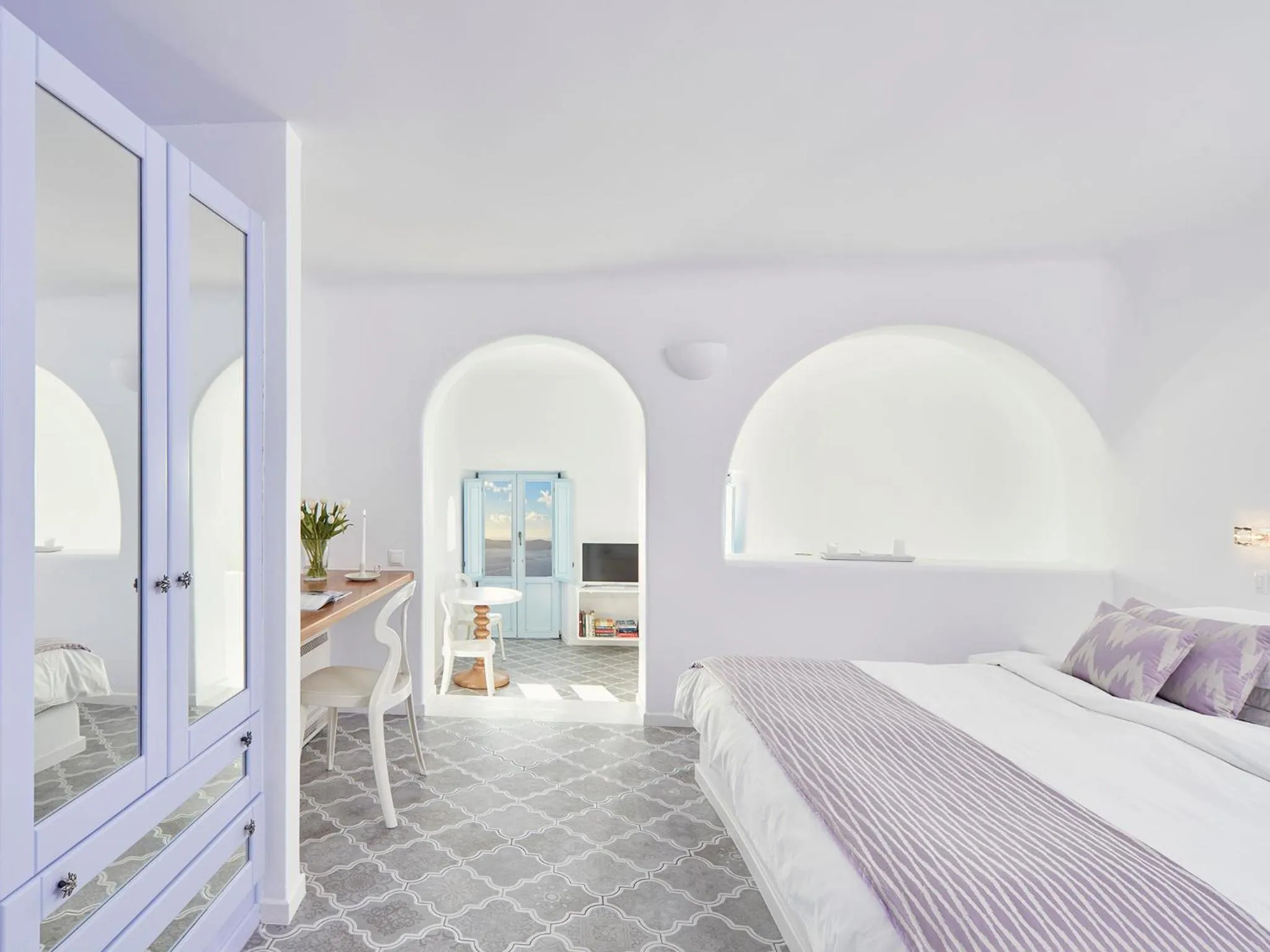 Bedroom, Bed in Astra Suites