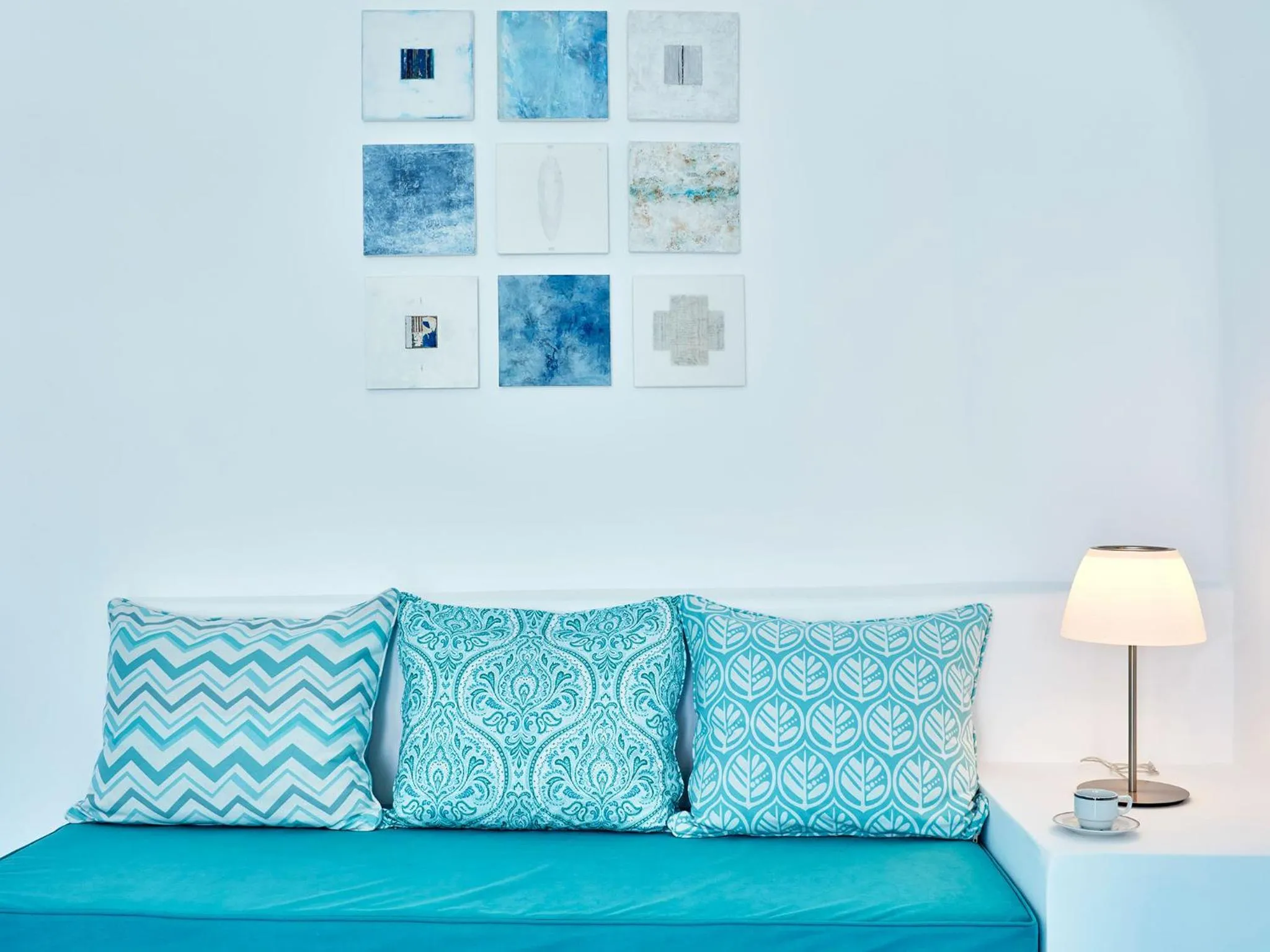 Living room in Astra Suites