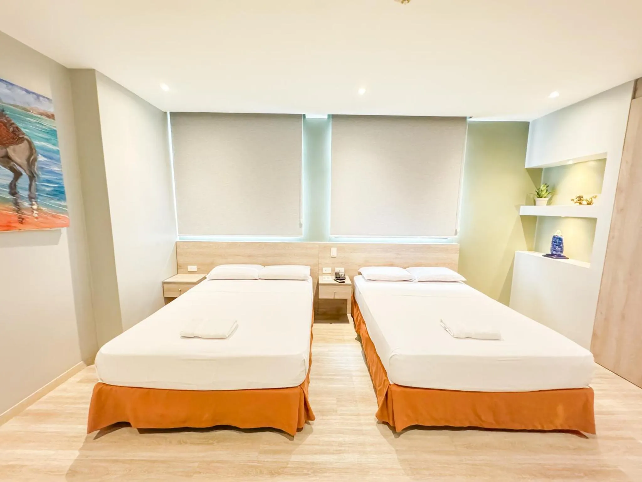 Bed in GH Sander Hotel