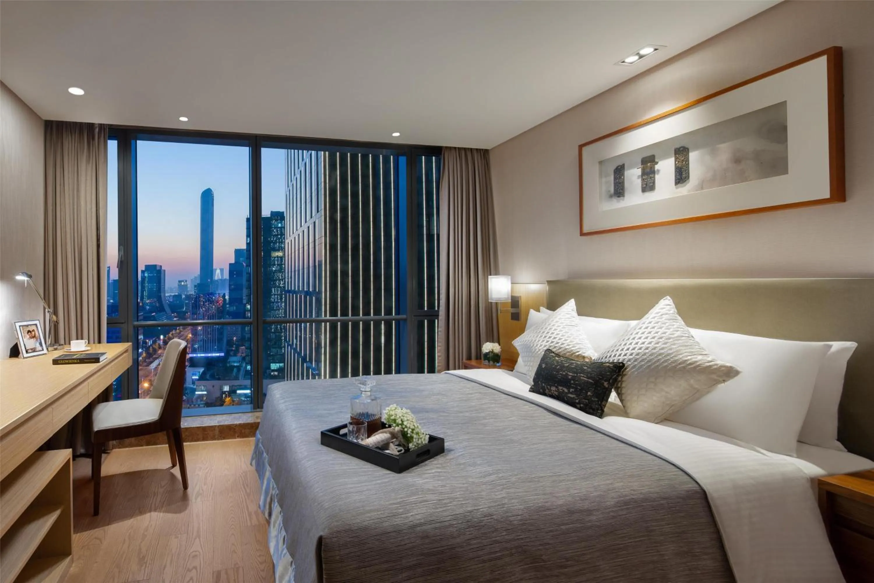 Bedroom, Bed in Somerset Baitang Suzhou