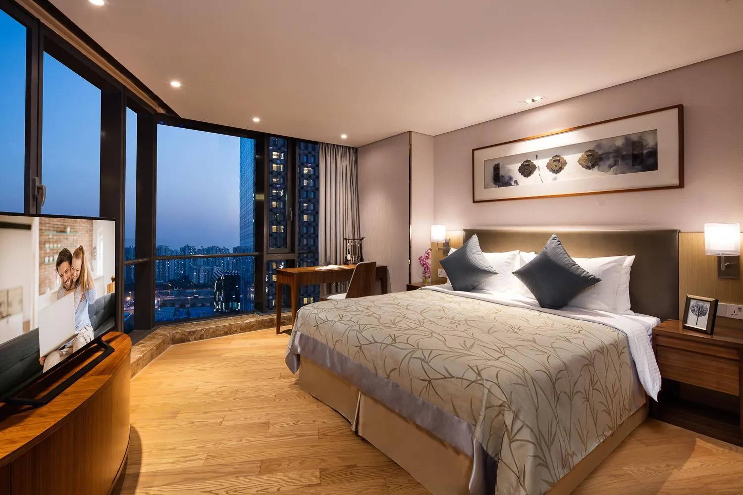 Bedroom, Bed in Somerset Baitang Suzhou