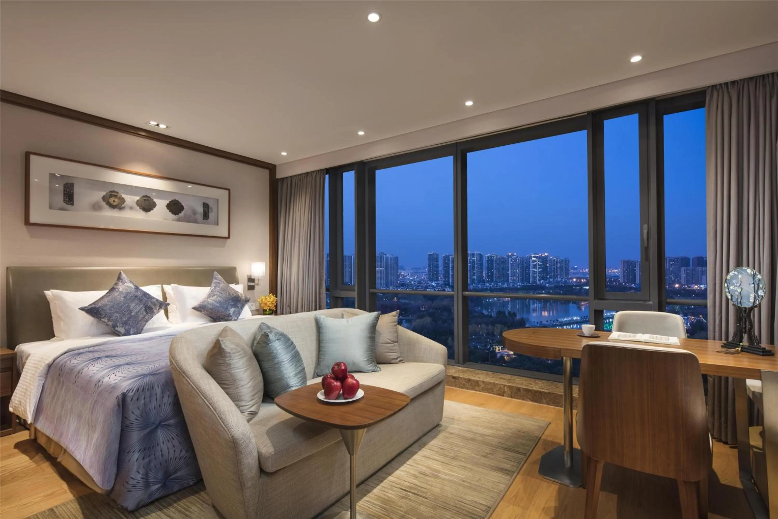 Bedroom, Bed in Somerset Baitang Suzhou