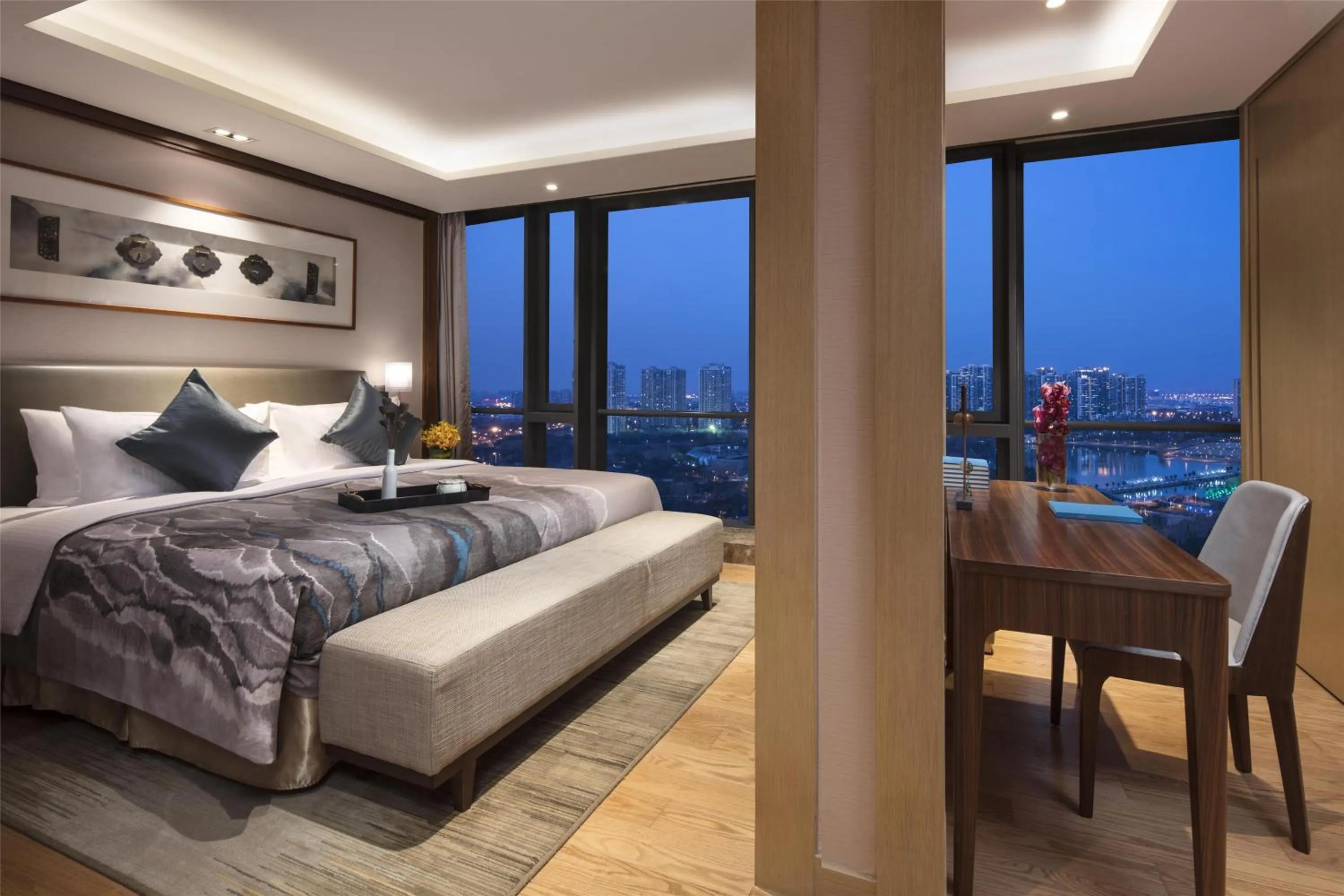 Bedroom, Bed in Somerset Baitang Suzhou