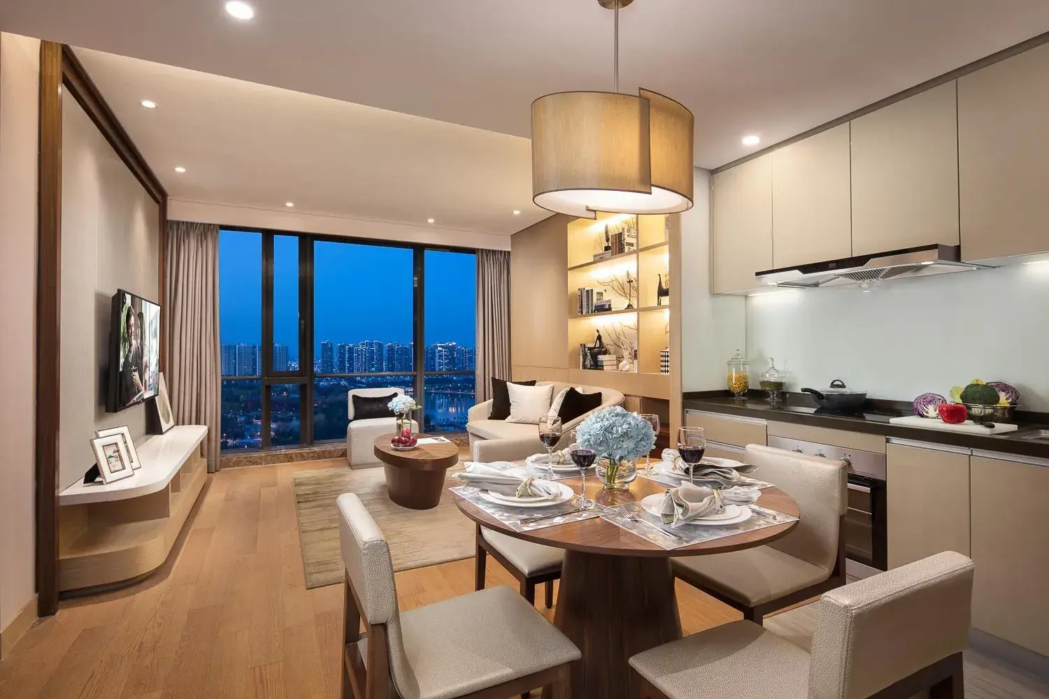 Two-Bedroom Deluxe Suite in Somerset Baitang Suzhou Two-Bedroom Deluxe Suite in Somerset Baitang Suzhou