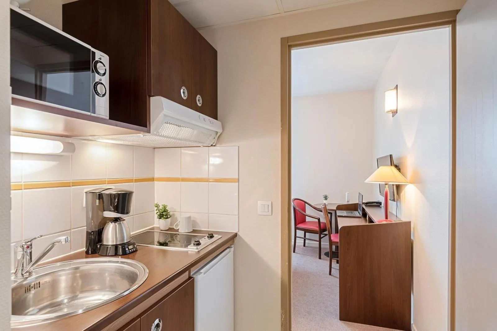 Kitchen or kitchenette in Appart'City Classic Montelimar