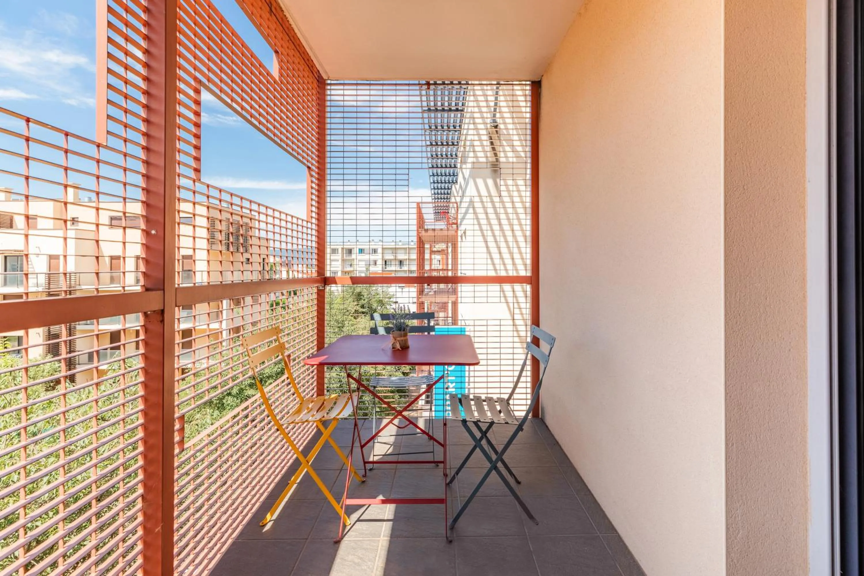 Balcony/Terrace in Appart'City Classic Montelimar