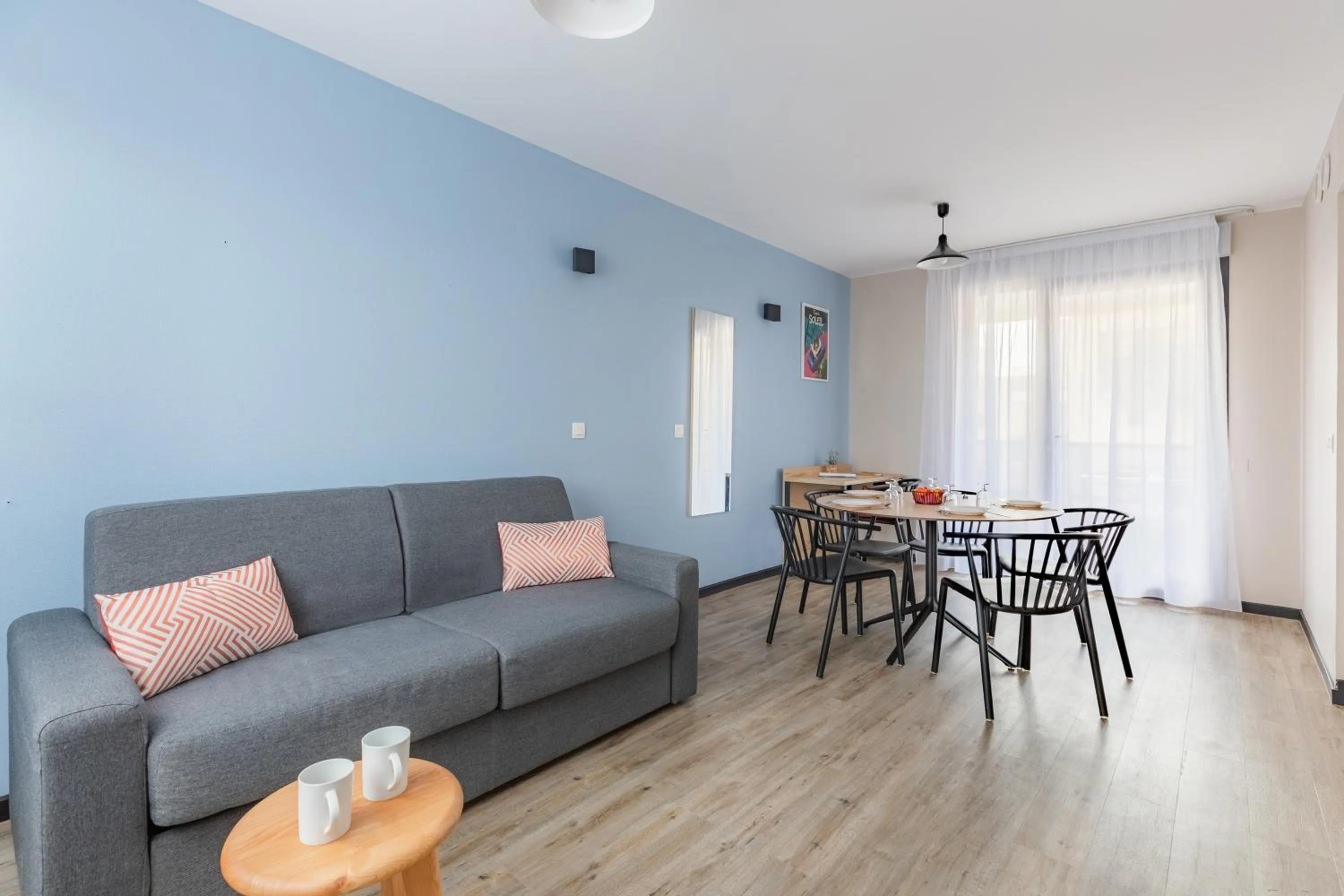 Living room in Appart'City Classic Montelimar