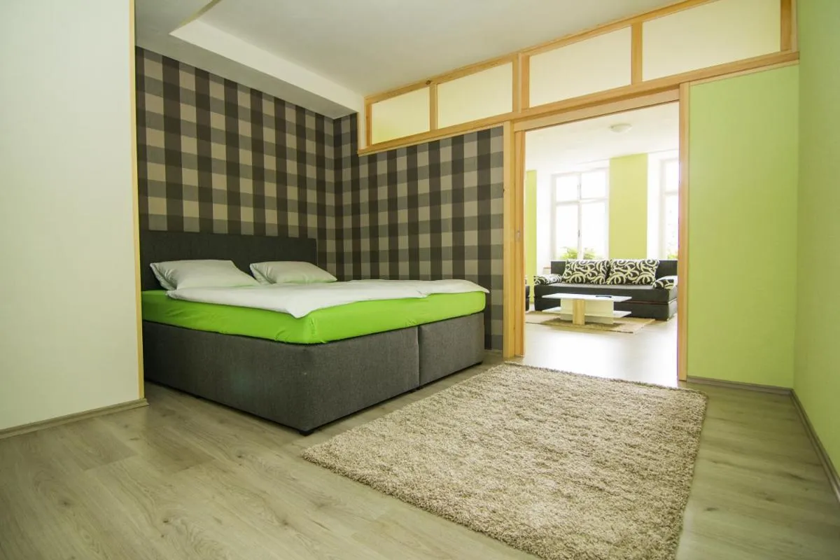 Decorative detail, Bed in Hotel Sokolský Dům