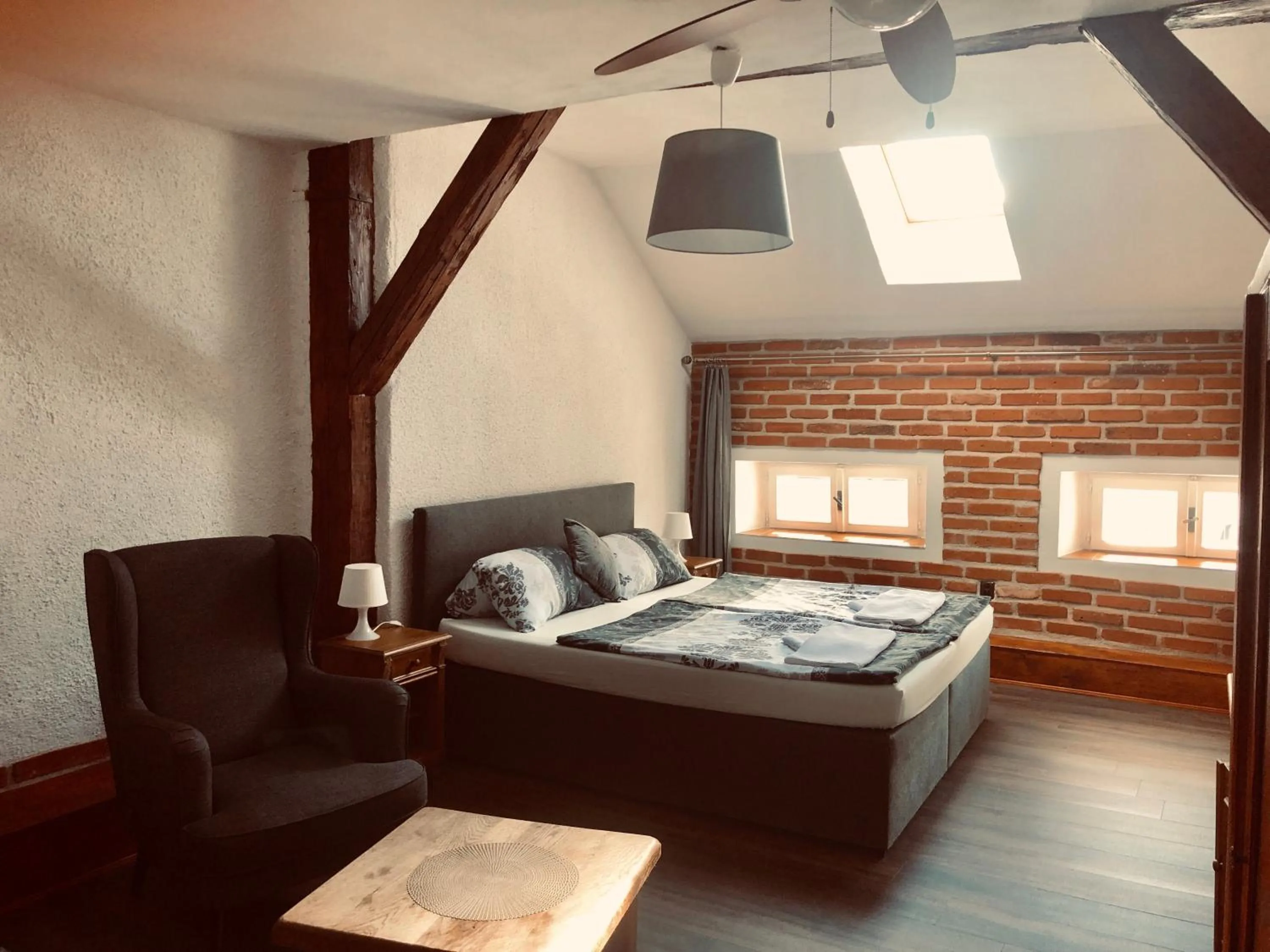 Bed in Hotel Sokolský Dům