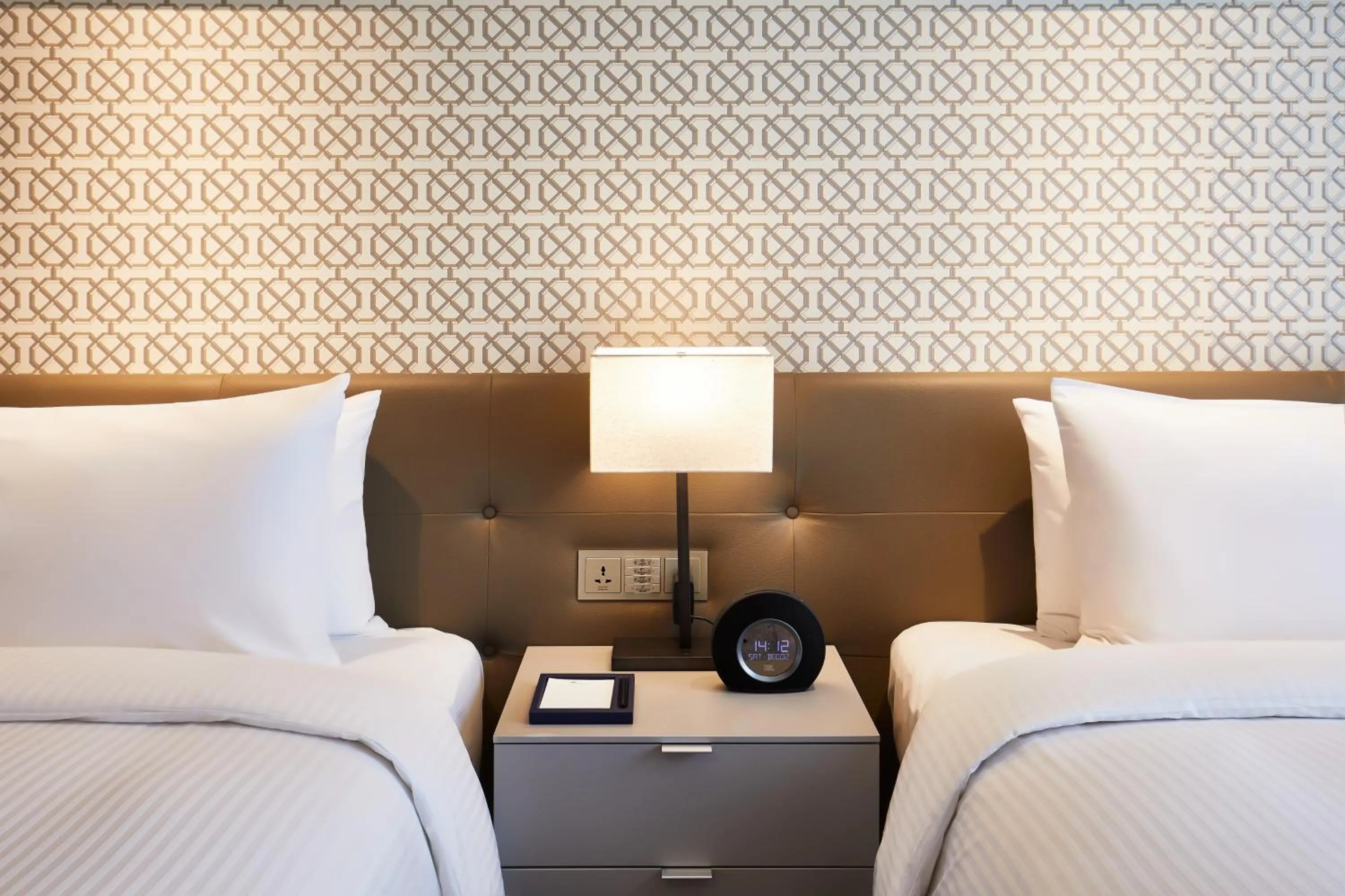 Bed in Landing Jeju Shinhwa World Hotel