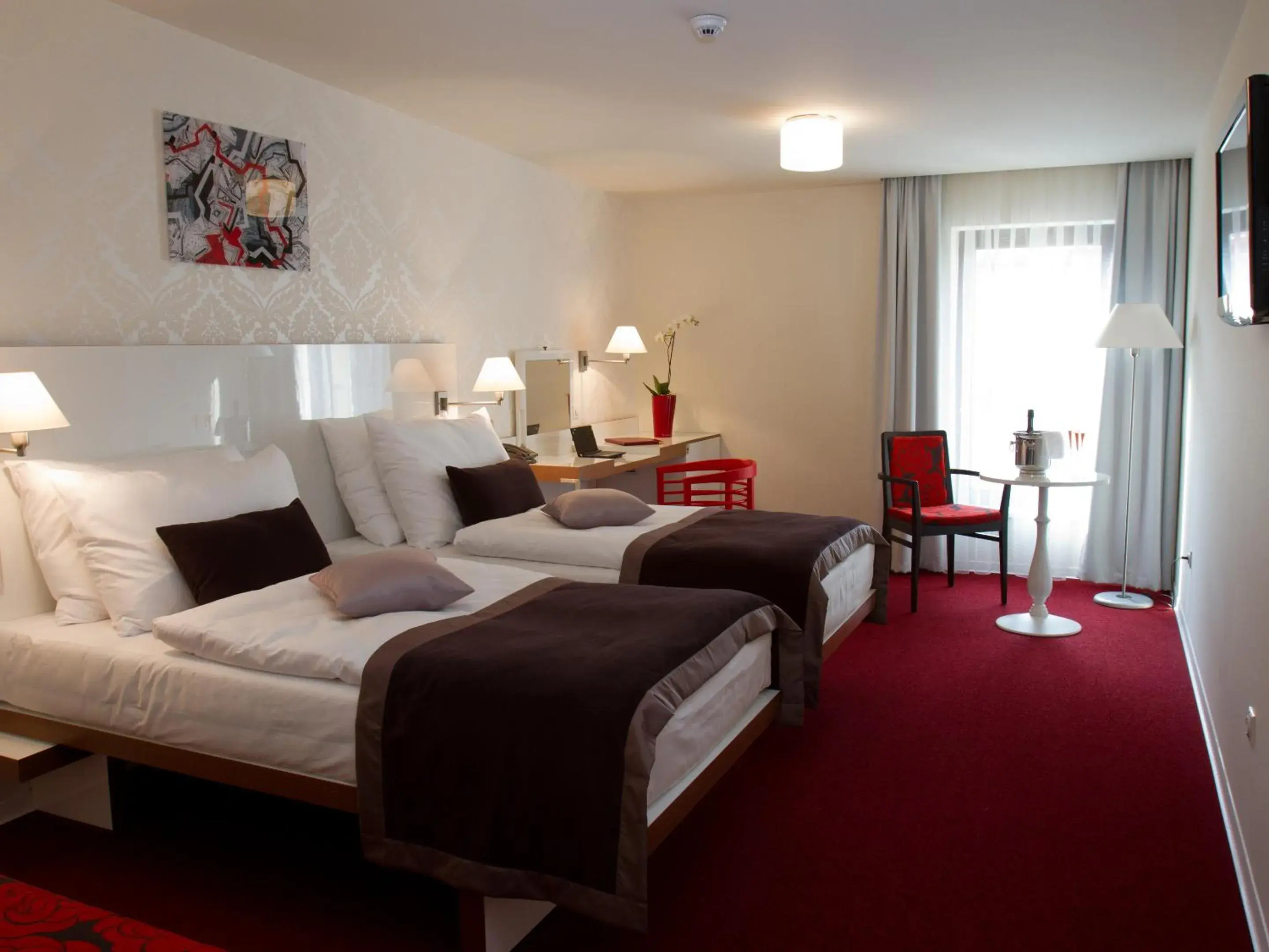 Twin Room in EA Hotel Tereziánský dvůr Twin Room in EA Hotel Tereziánský dvůr