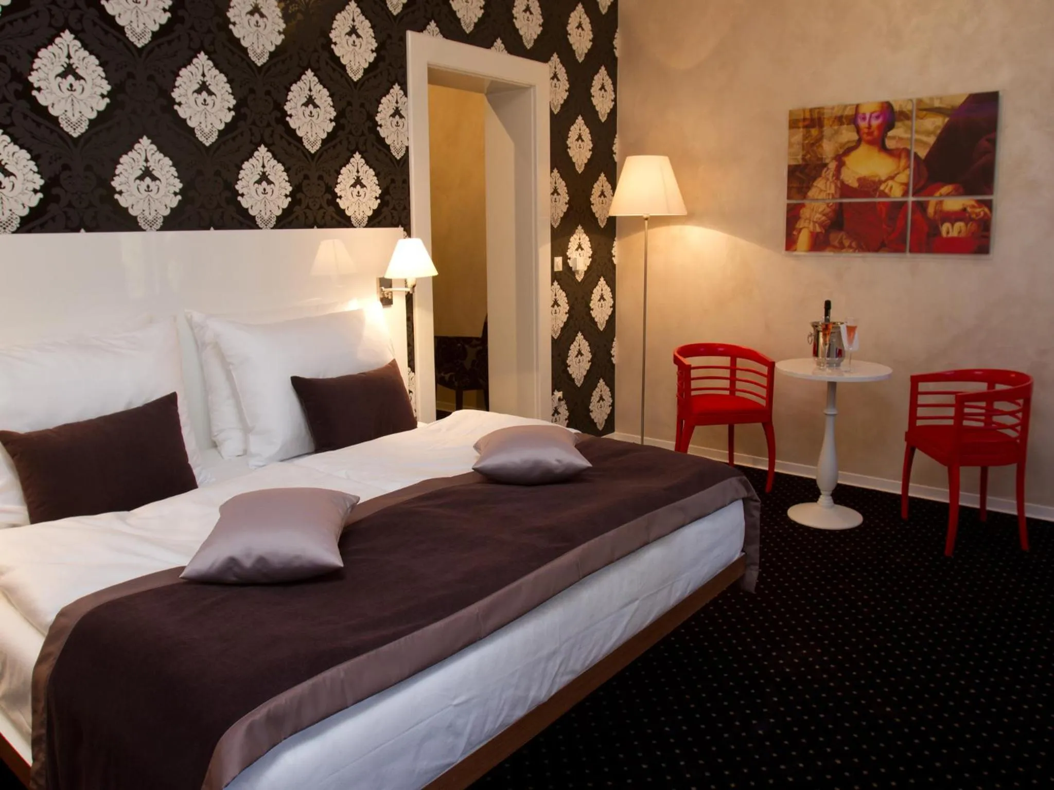 Bed in EA Hotel Tereziánský dvůr