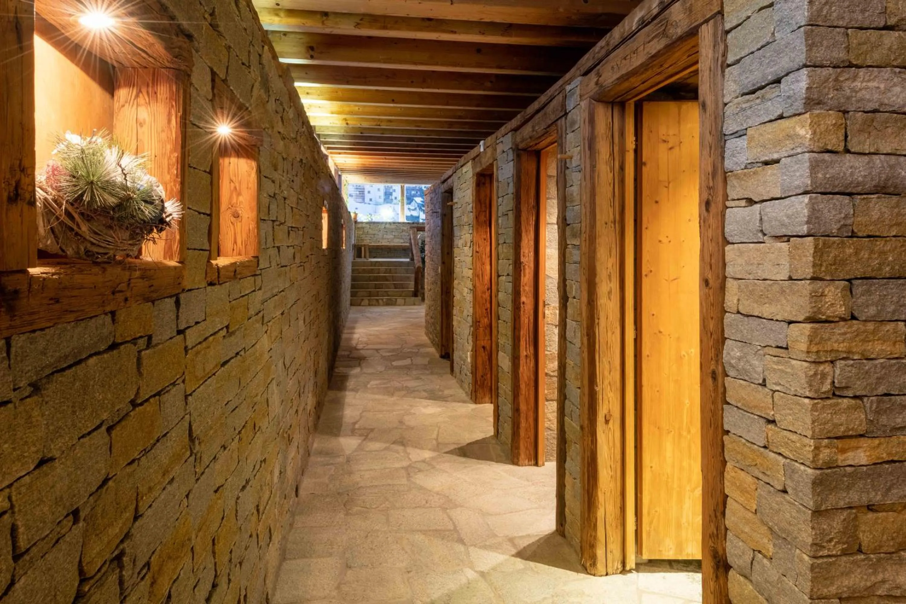 Spa and wellness centre/facilities in Hotel Grischuna