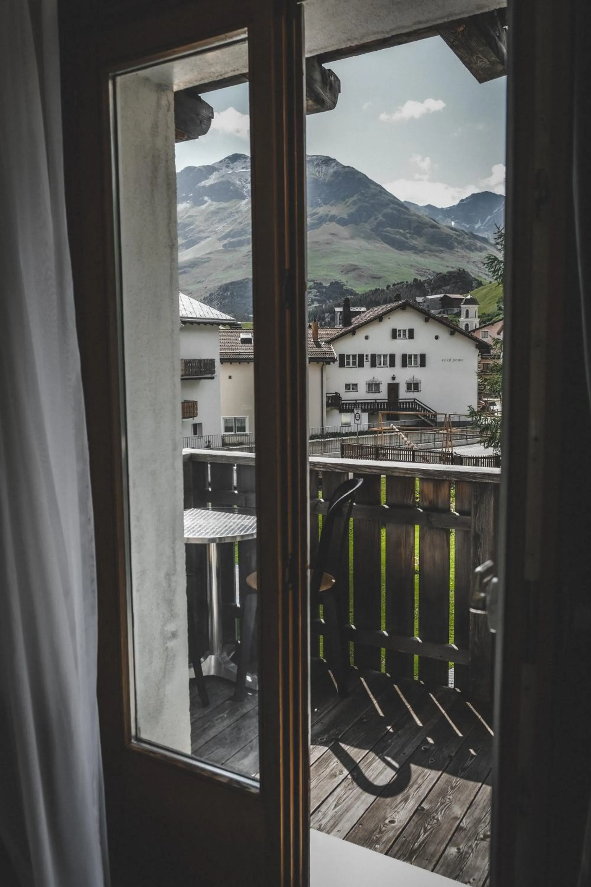 Balcony/Terrace in Hotel Grischuna
