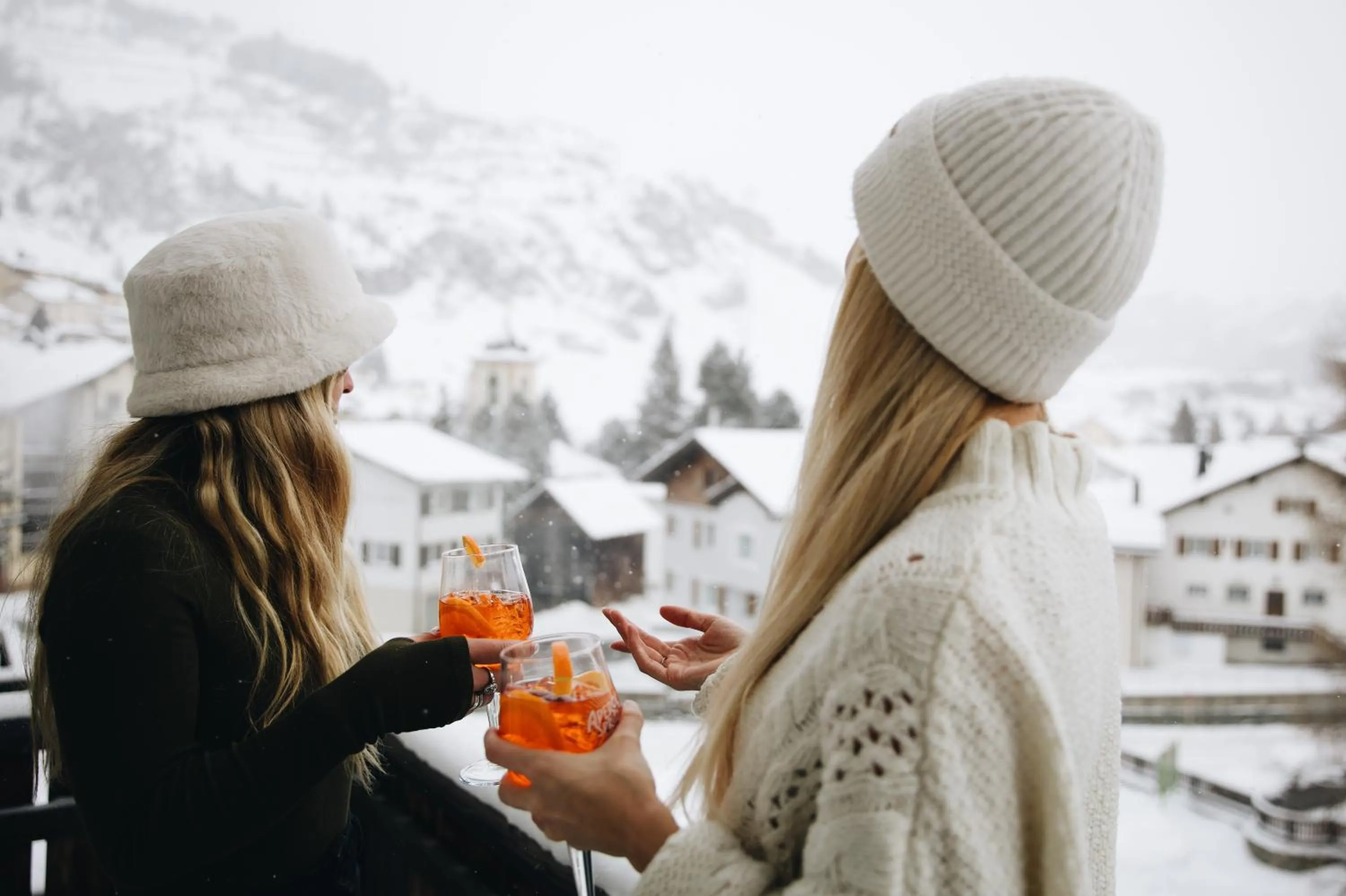 Winter in Hotel Grischuna