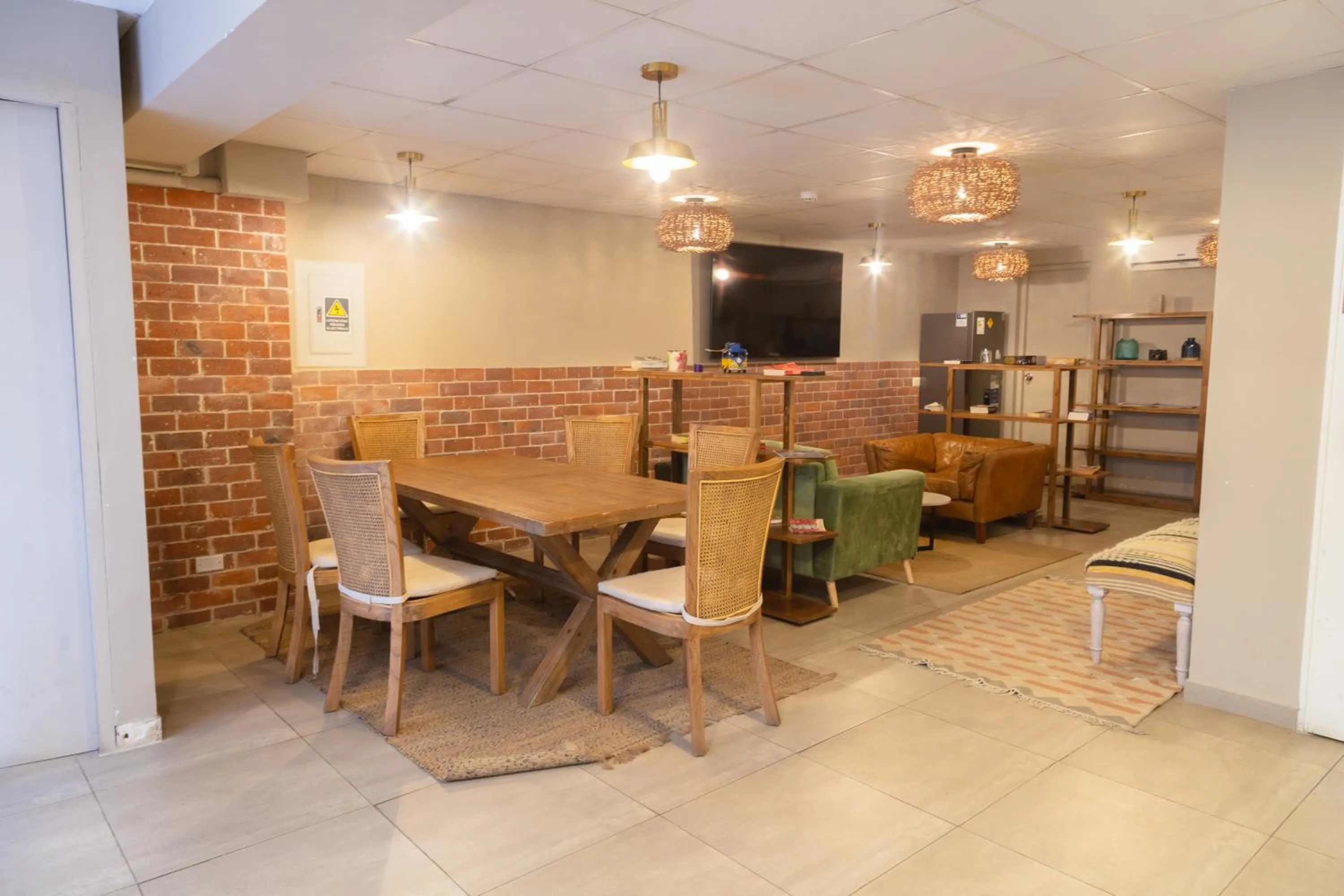 Seating area in Selina Posada Miraflores