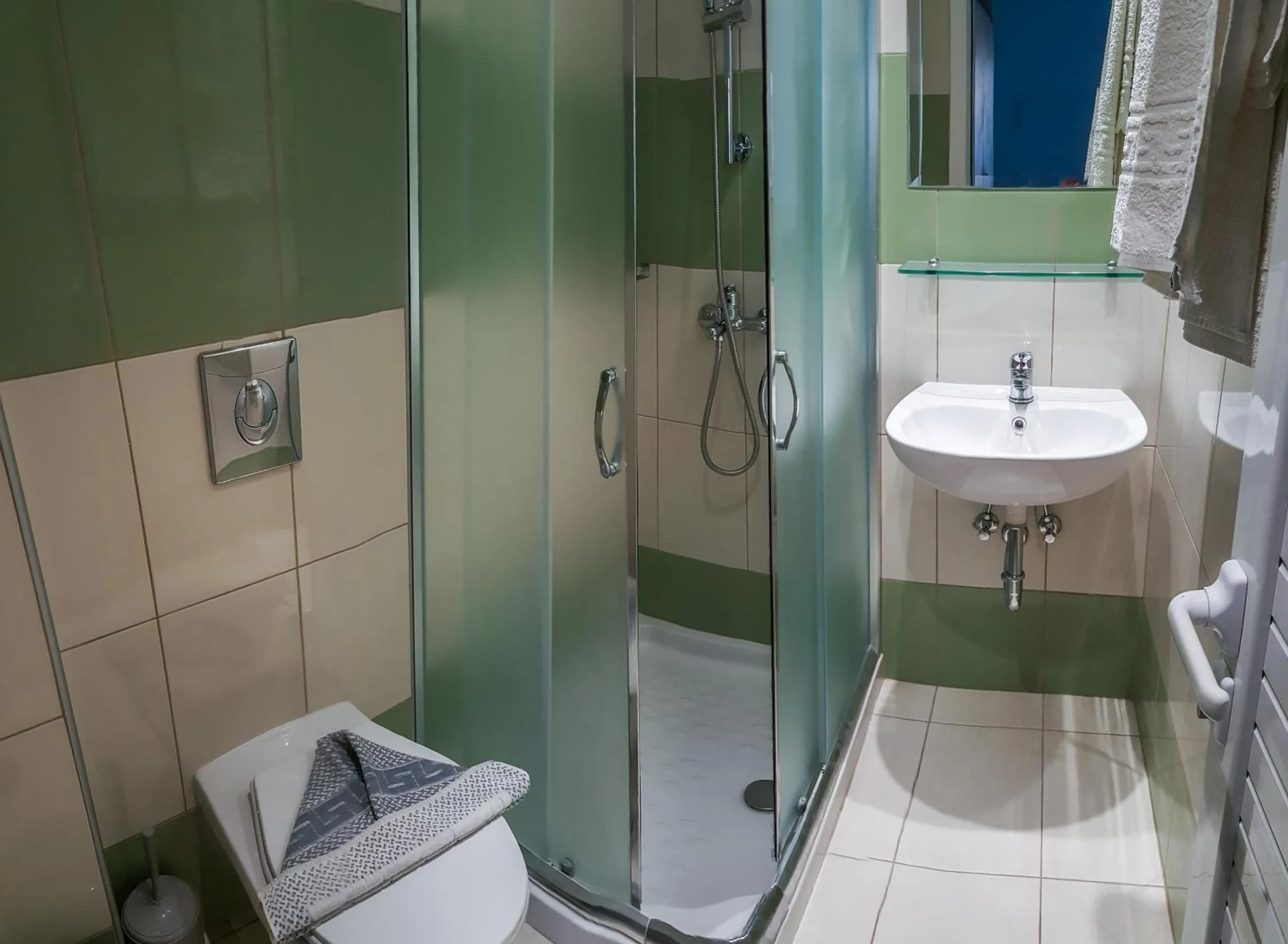 Bathroom in Zouboulia Apartments