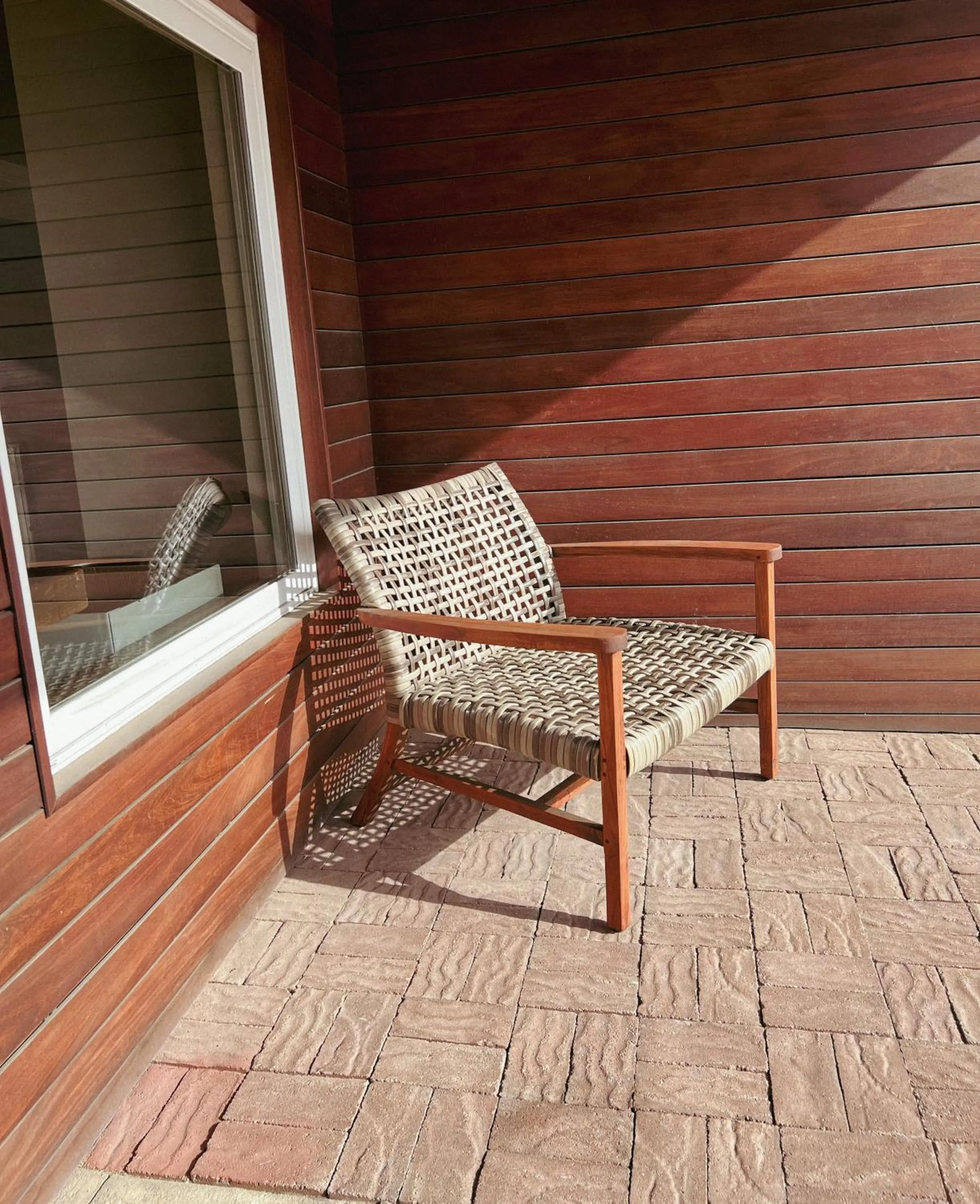 Patio in Cambria Landing Inn and Suites