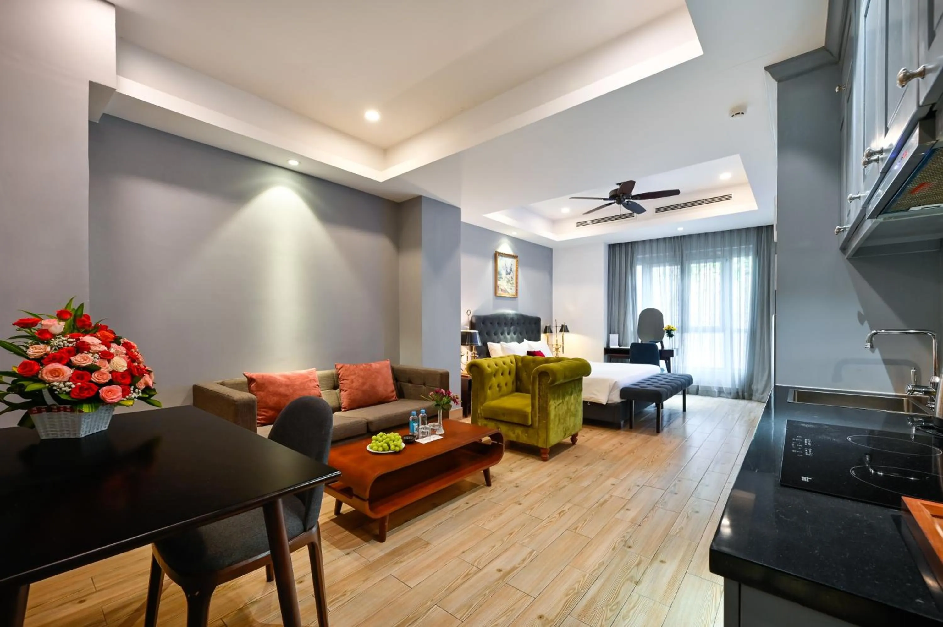 Kitchen or kitchenette in Sam Royal Apartment