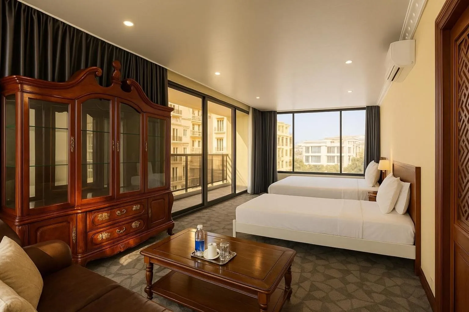 Bed in Sam Royal Apartment