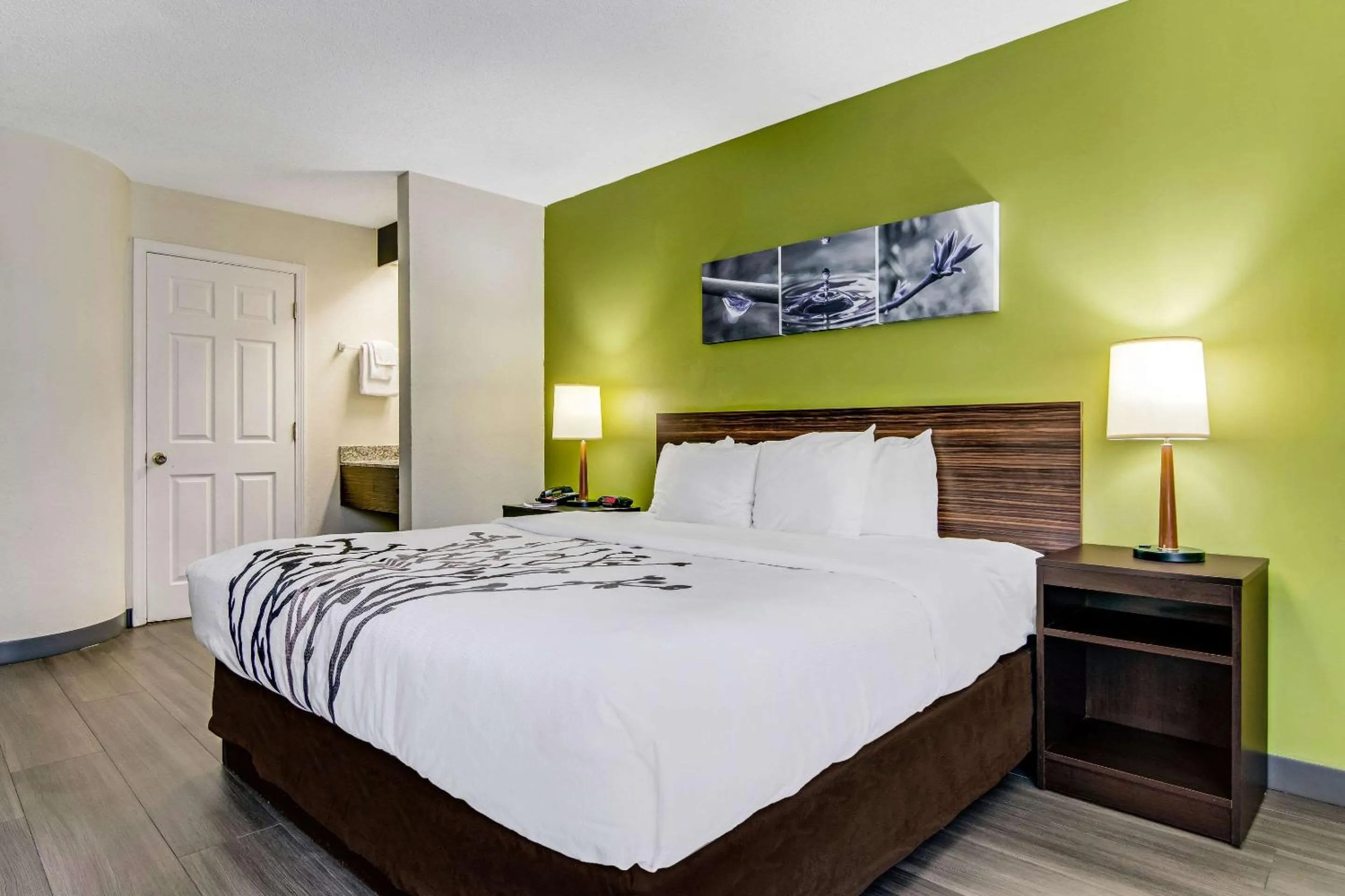 Bedroom, Bed in Sleep Inn near I-80 and I-94