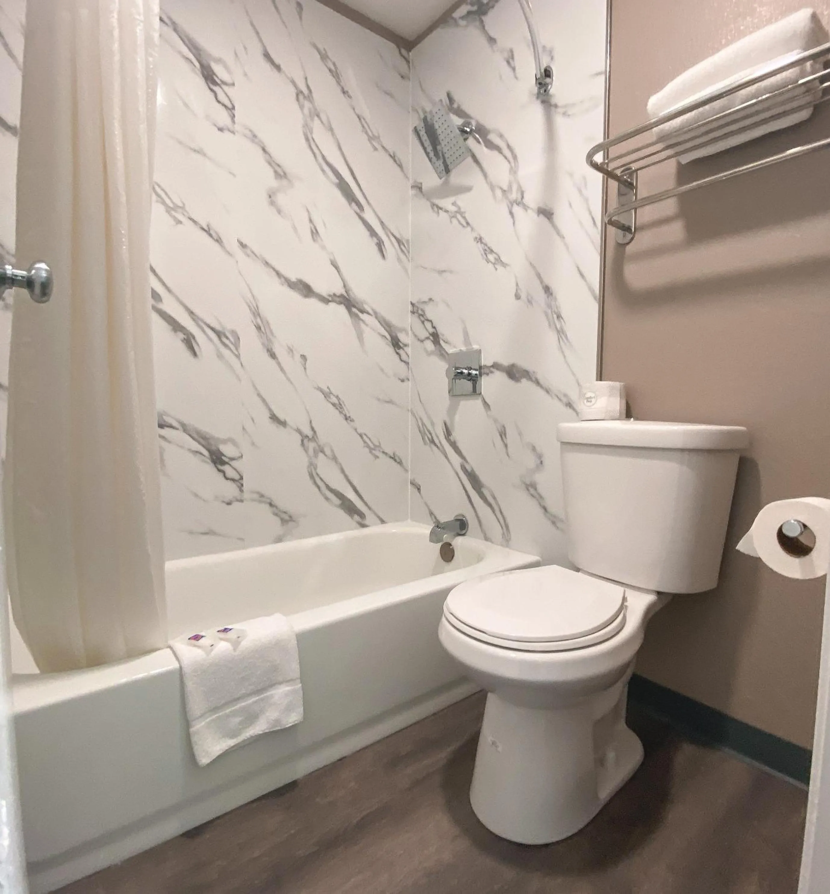 Shower in Motel 6-Sacramento, CA - North