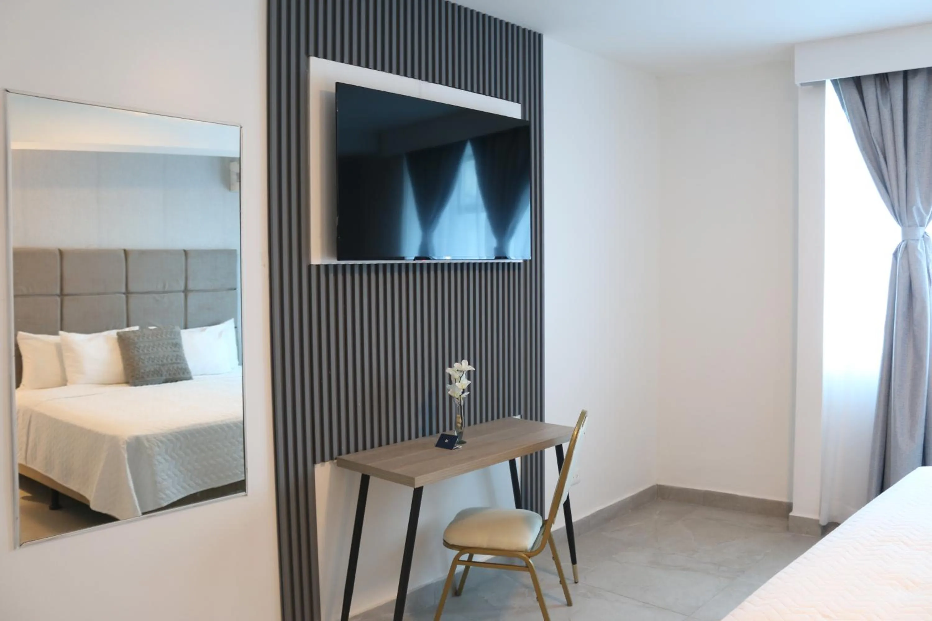 TV and multimedia, Bed in Hotel Presidente Internacional