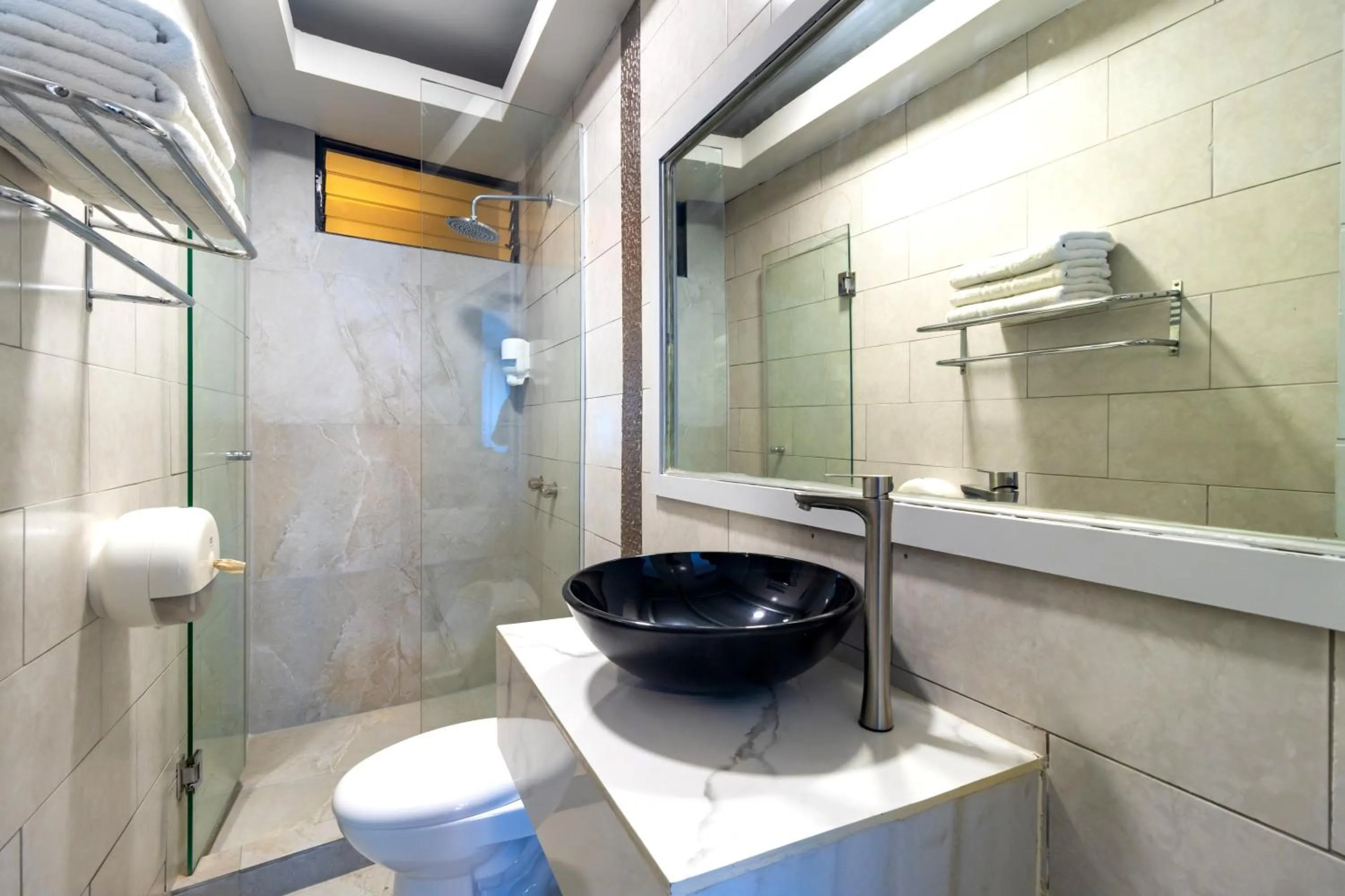 Shower in Hotel Presidente Internacional