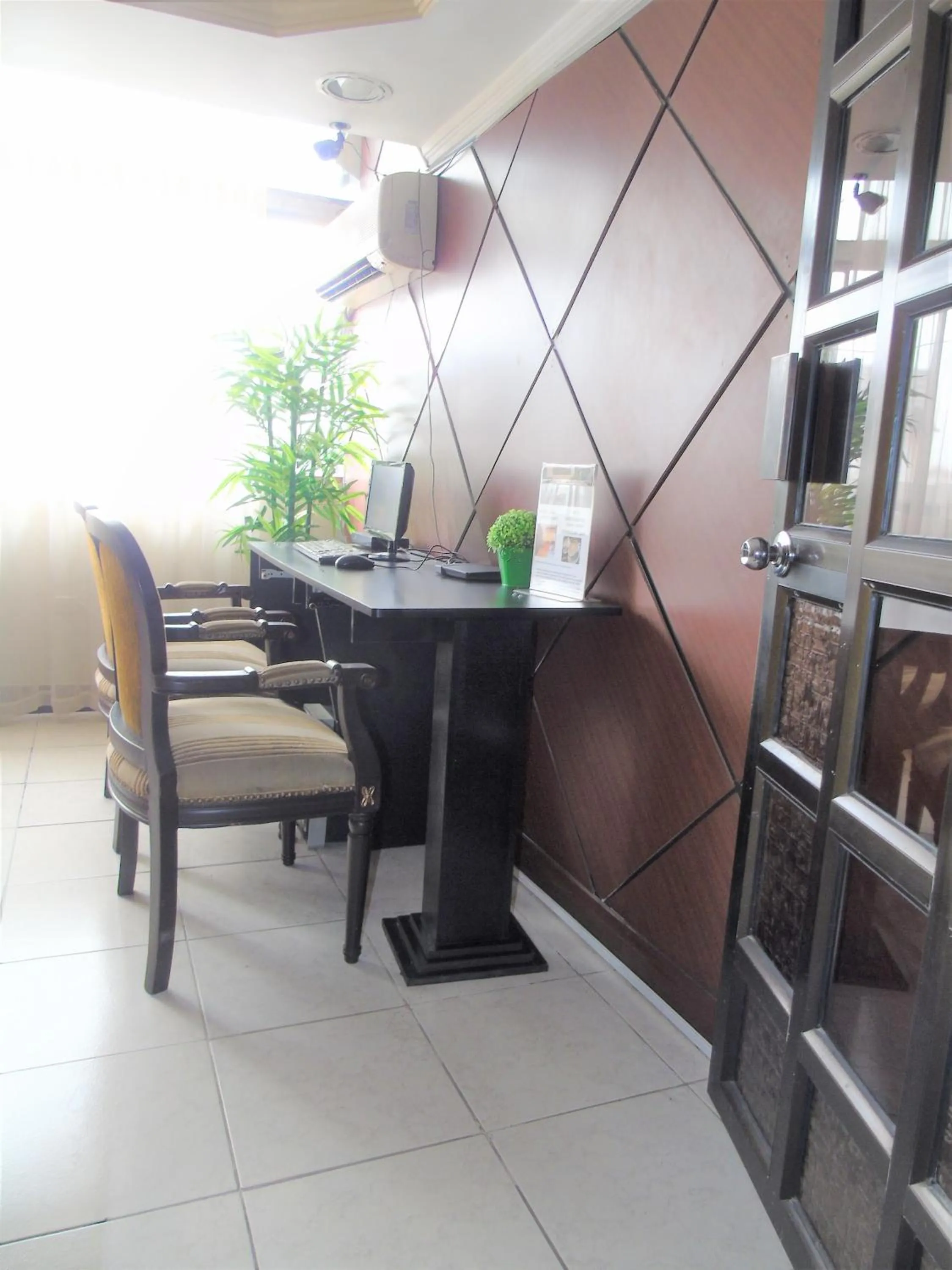 Seating area in Hotel Malecon Inn
