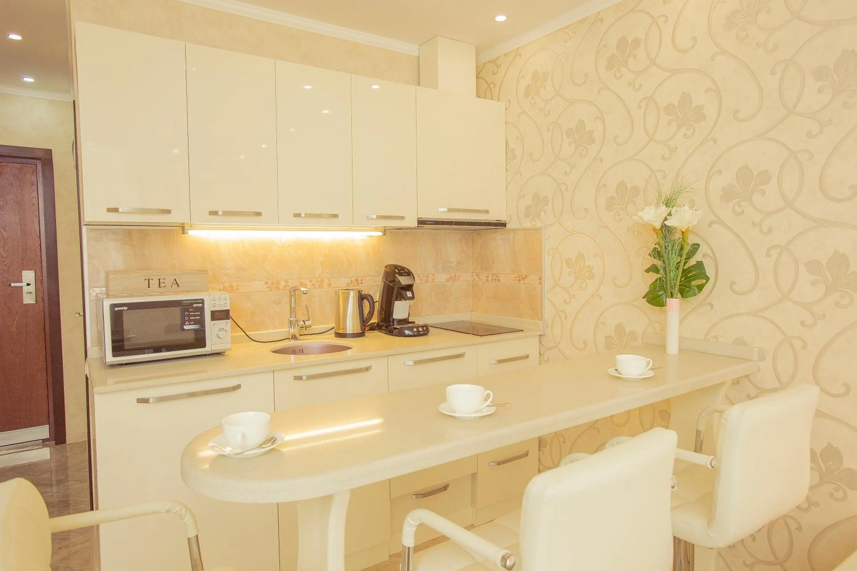 Kitchen or kitchenette in Viva Blue Batumi