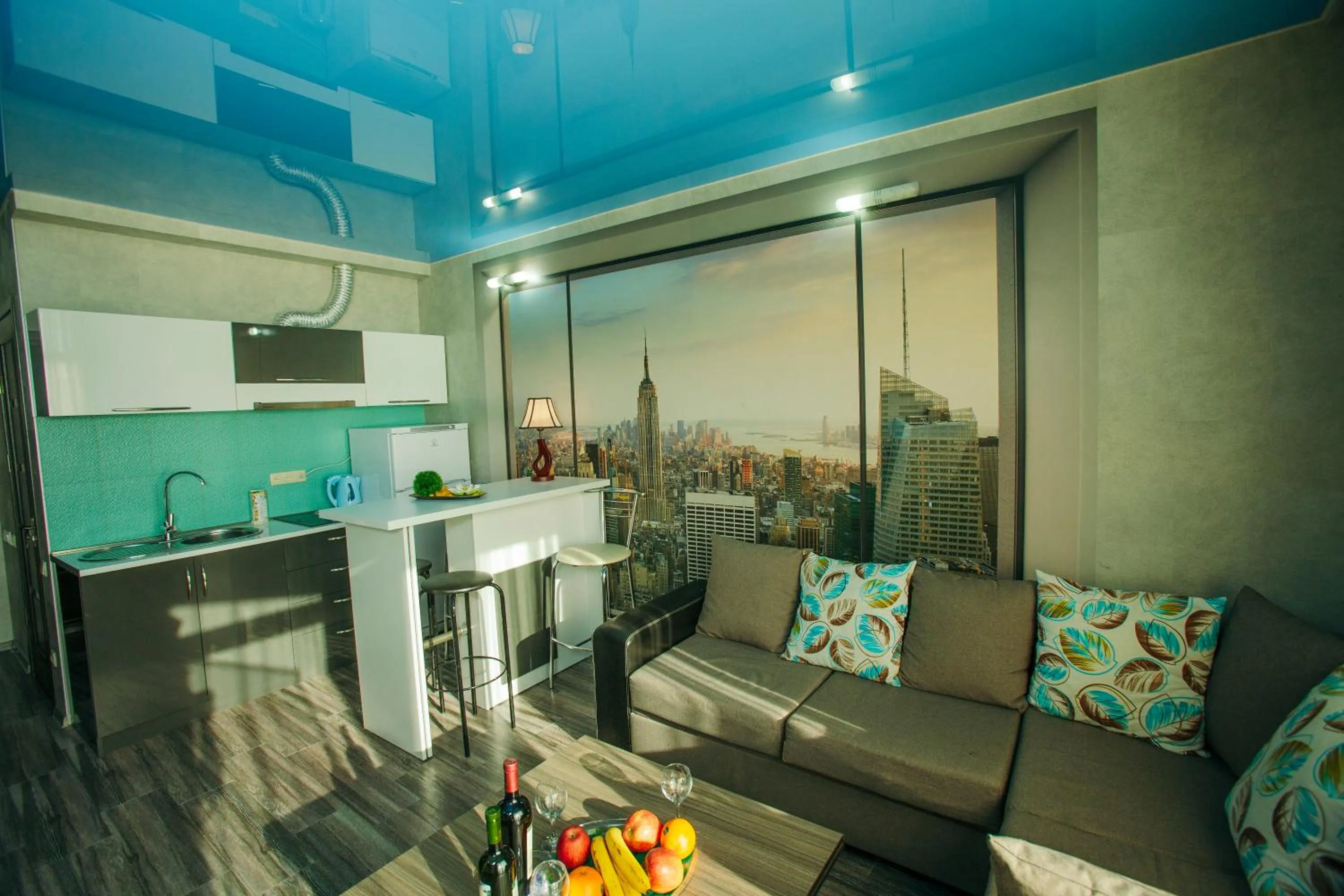 Kitchen or kitchenette in Viva Blue Batumi