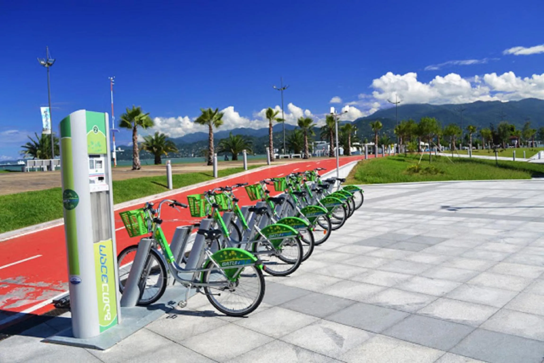 Cycling in Viva Blue Batumi