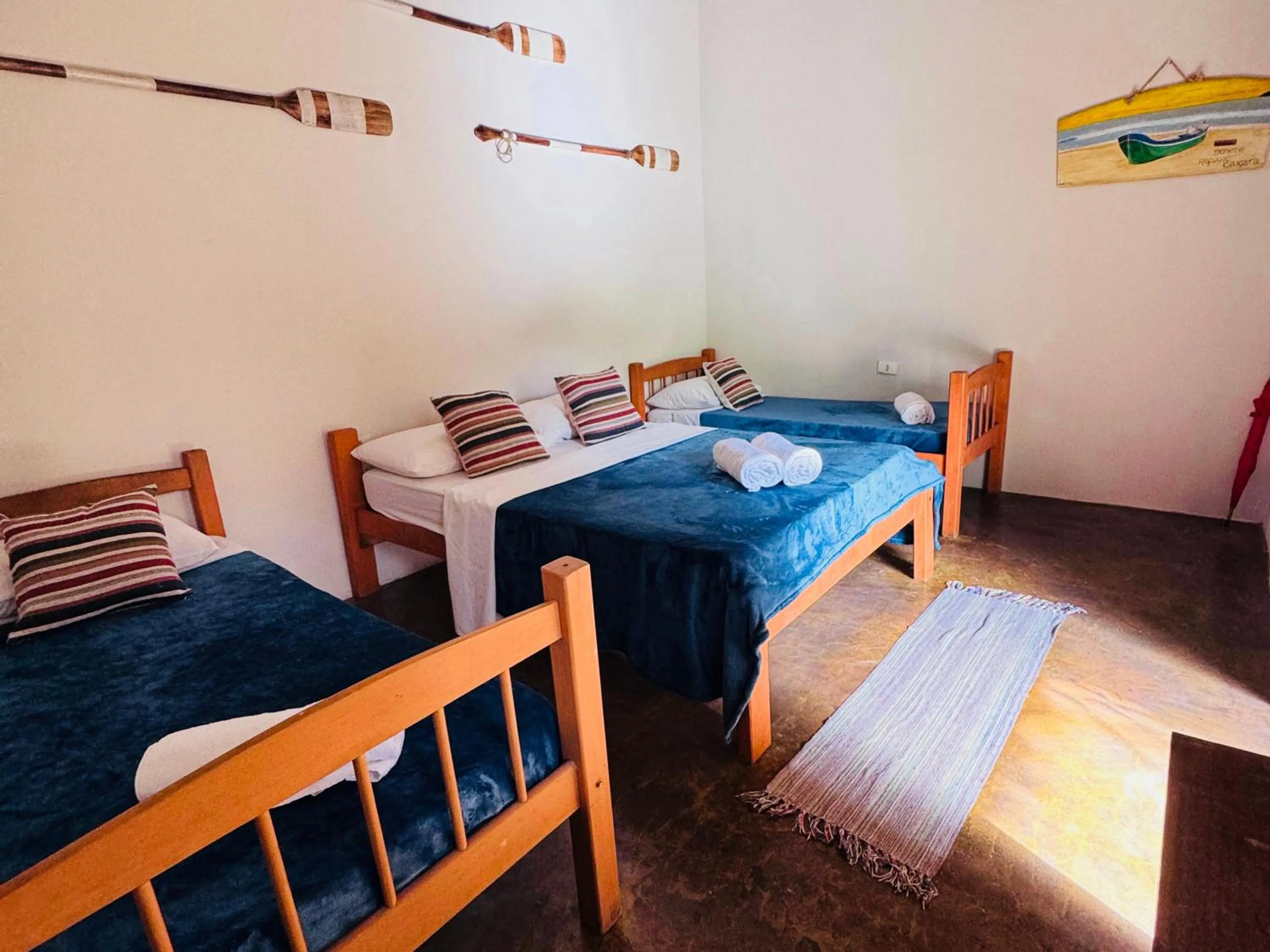 Bed in Pousada da Rosa